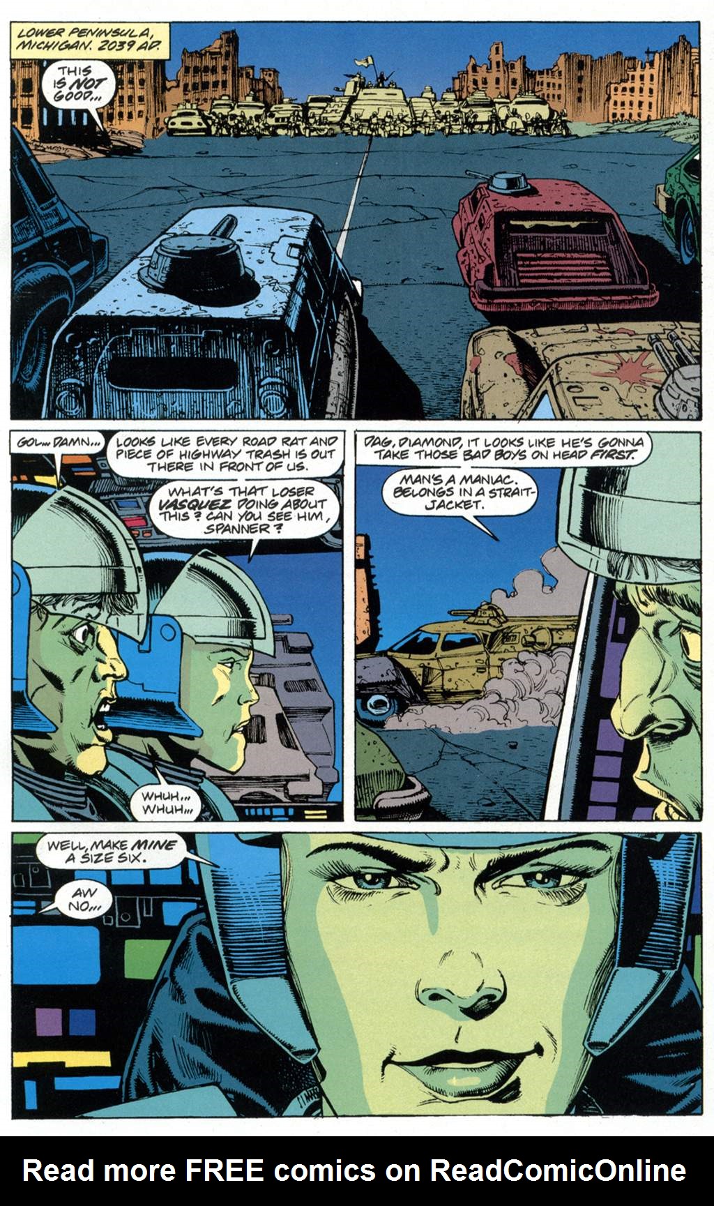 Read online Car Warriors comic -  Issue #4 - 3