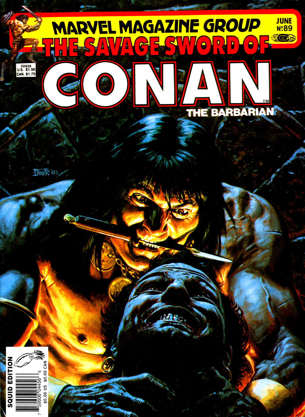 Read online The Savage Sword Of Conan comic -  Issue #89 - 1