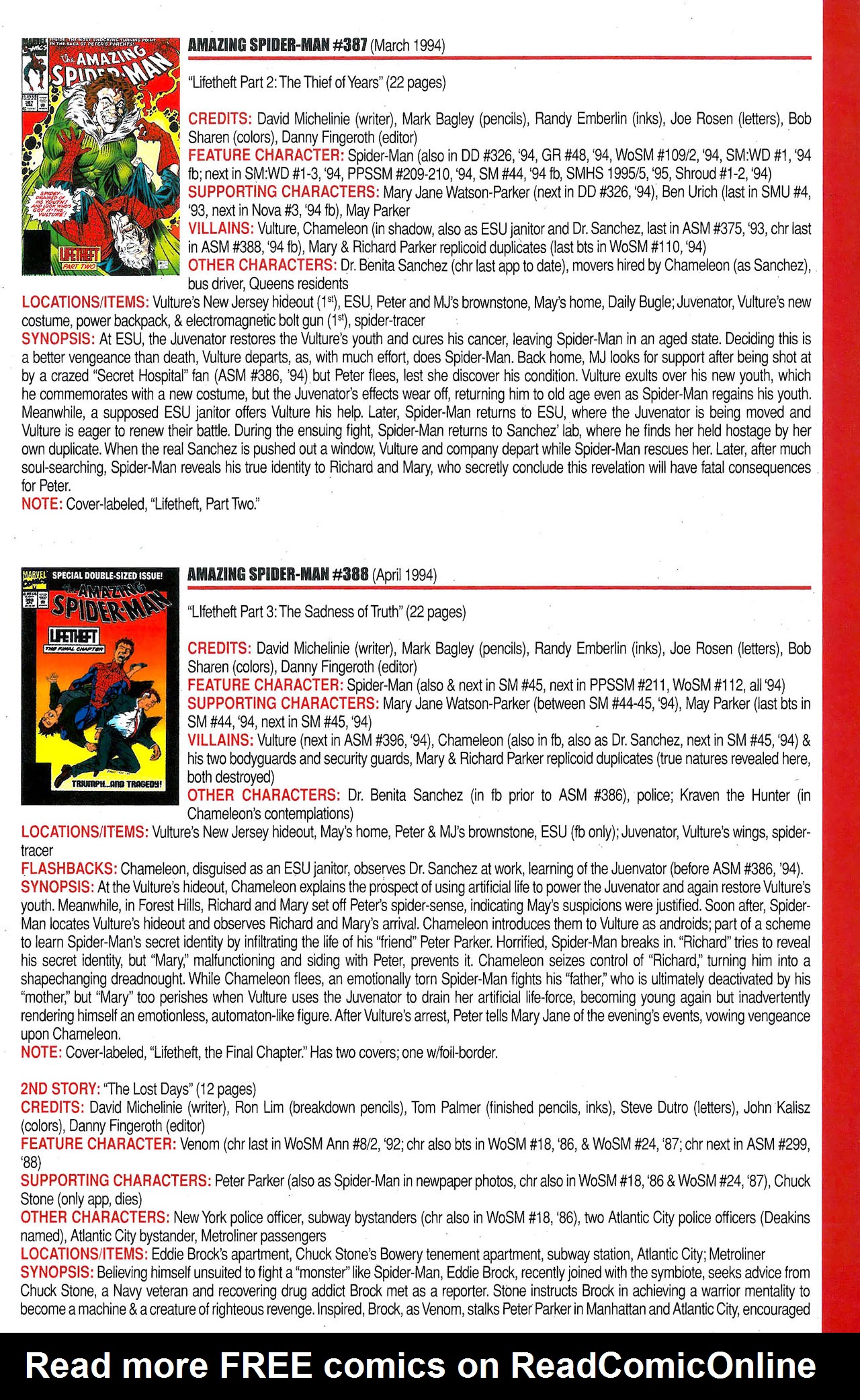 Read online Official Index to the Marvel Universe comic -  Issue #9 - 15