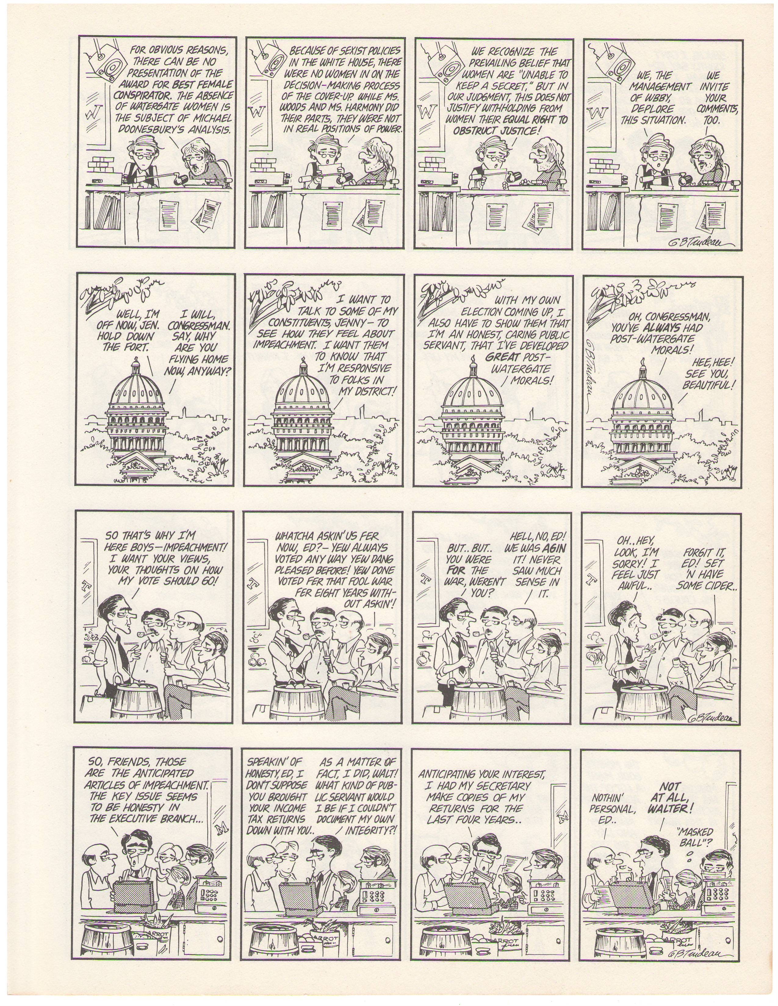 Read online The Doonesbury Chronicles comic -  Issue # TPB (Part 2) - 72