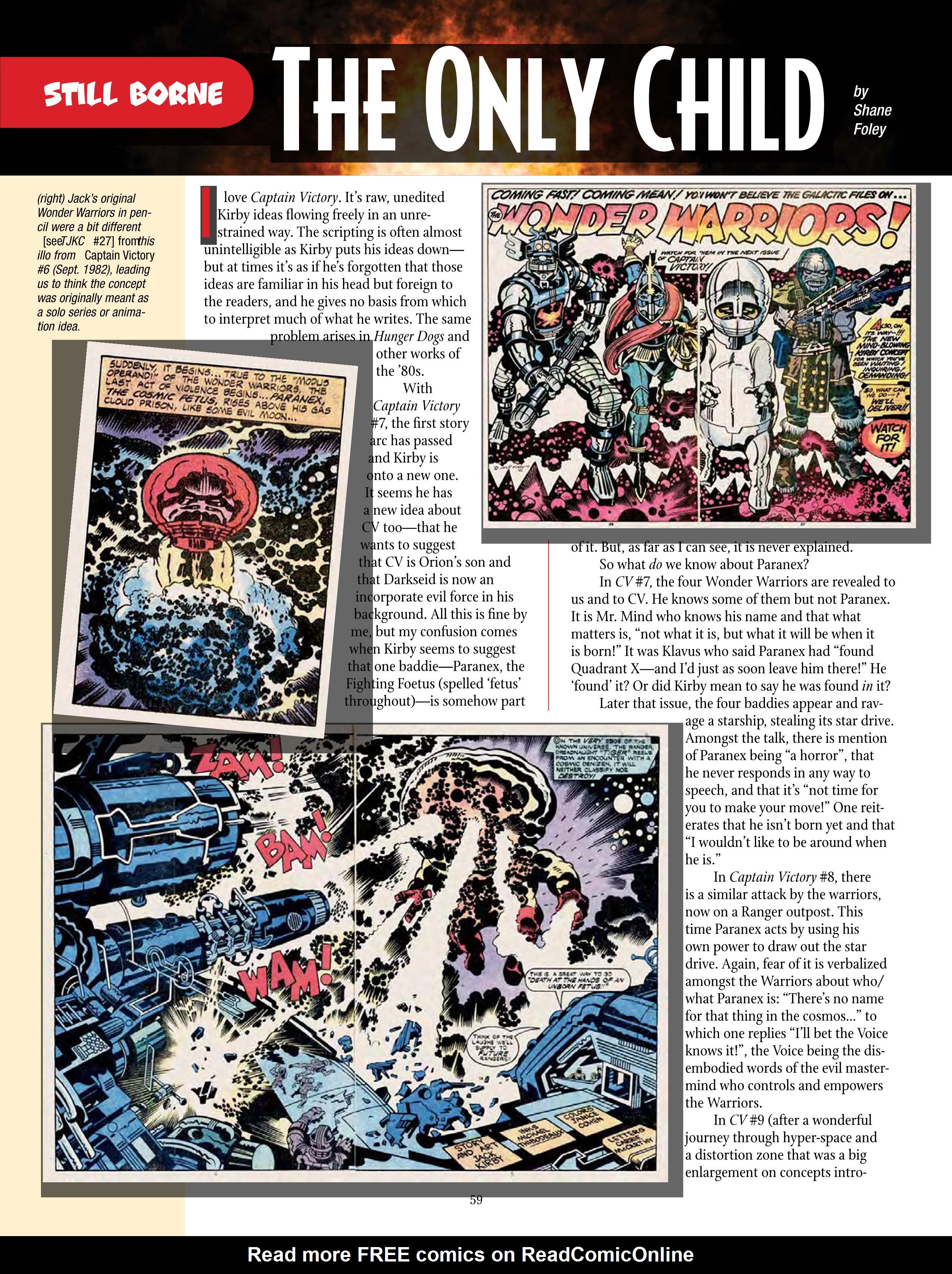 Read online The Jack Kirby Collector comic -  Issue #73 - 61