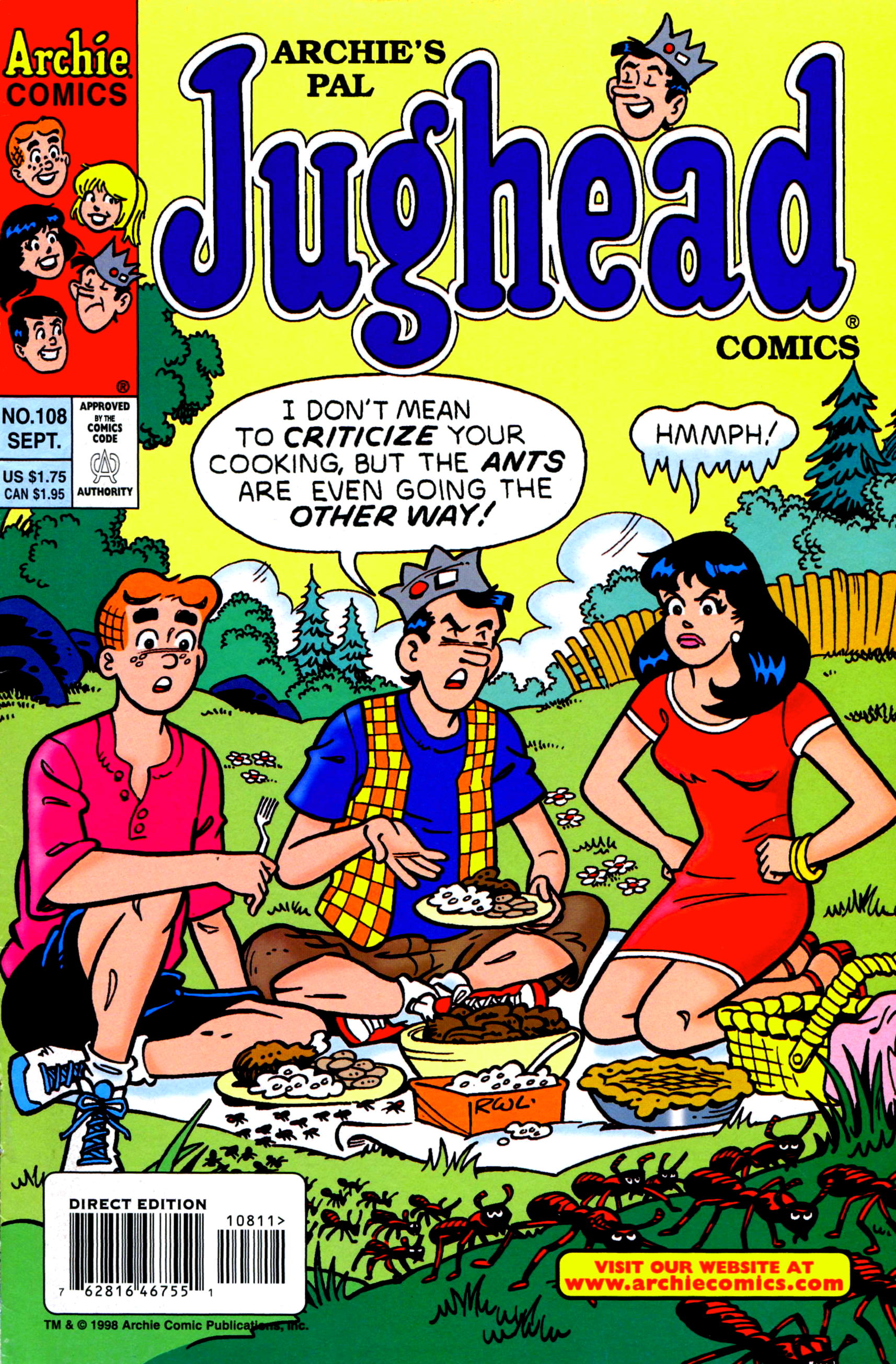 Read online Archie's Pal Jughead Comics comic -  Issue #108 - 1