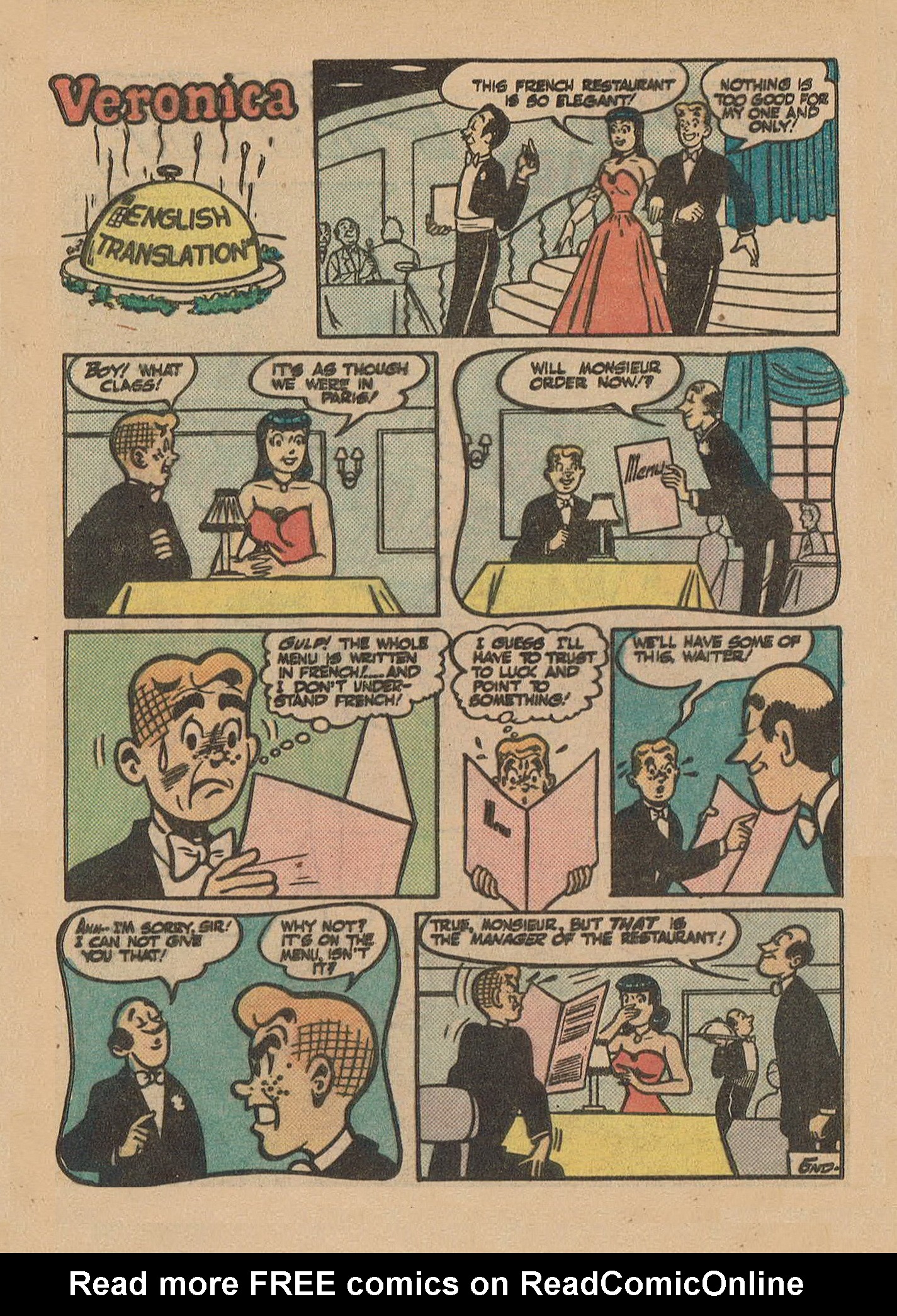 Read online Betty and Veronica Digest Magazine comic -  Issue #9 - 56