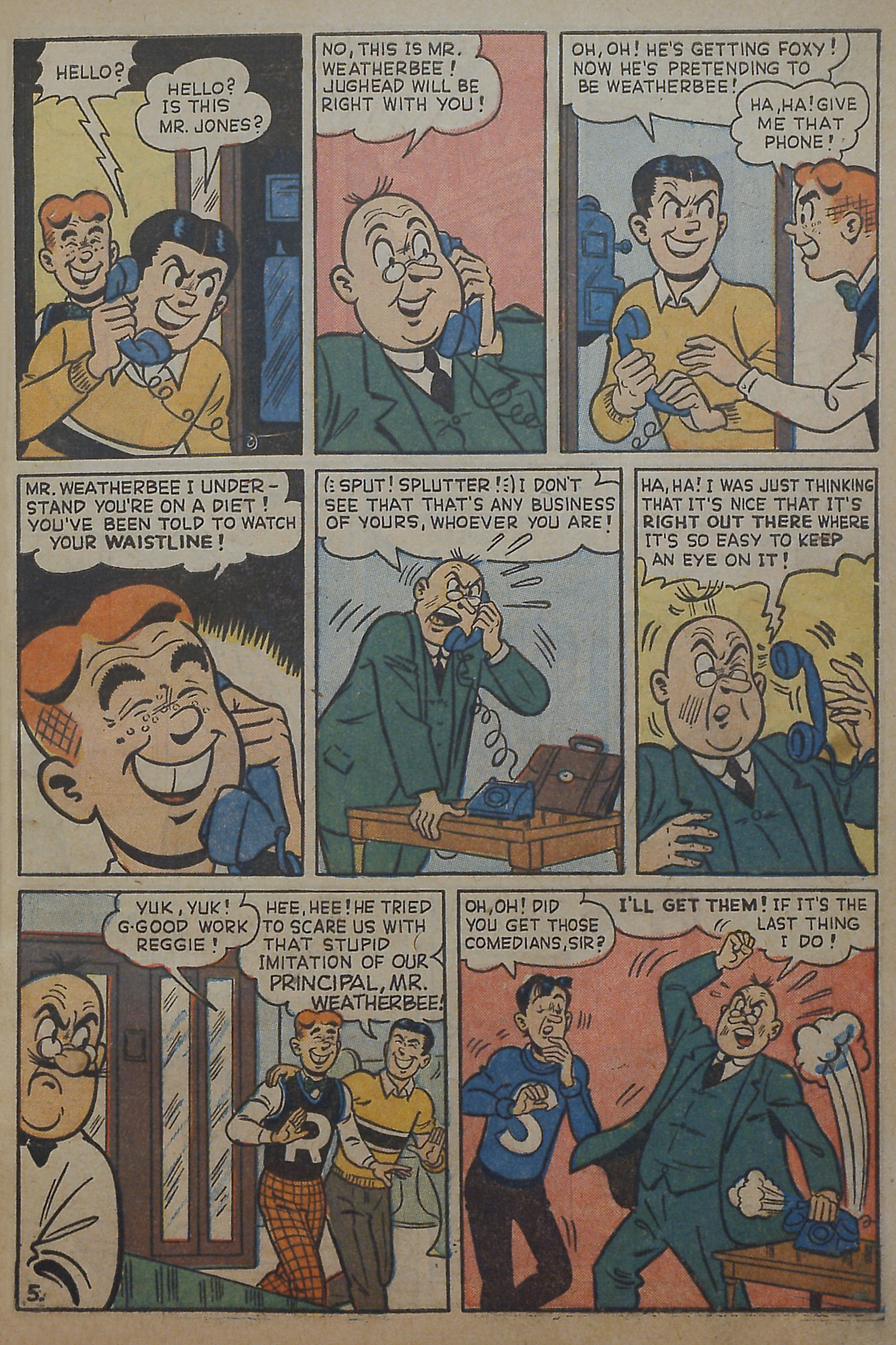 Read online Archie's Pal Jughead Annual comic -  Issue #5 - 6