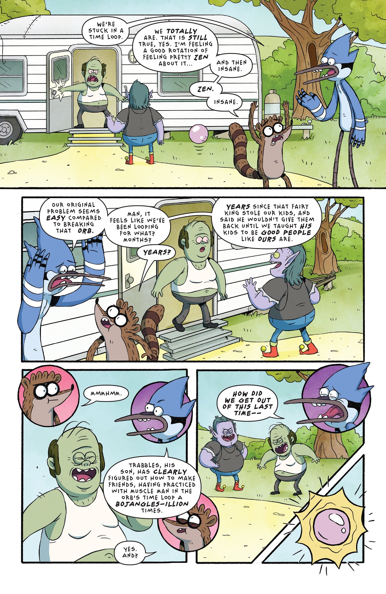 Read online Regular Show: 25 Years Later comic -  Issue #4 - 3