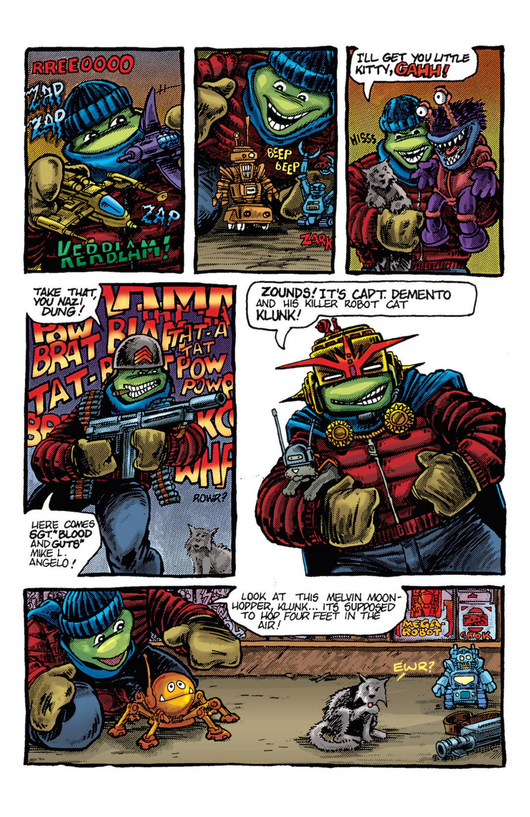 Read online Teenage Mutant Ninja Turtles Color Classics: Michaelangelo Micro-Series comic -  Issue # Full - 10