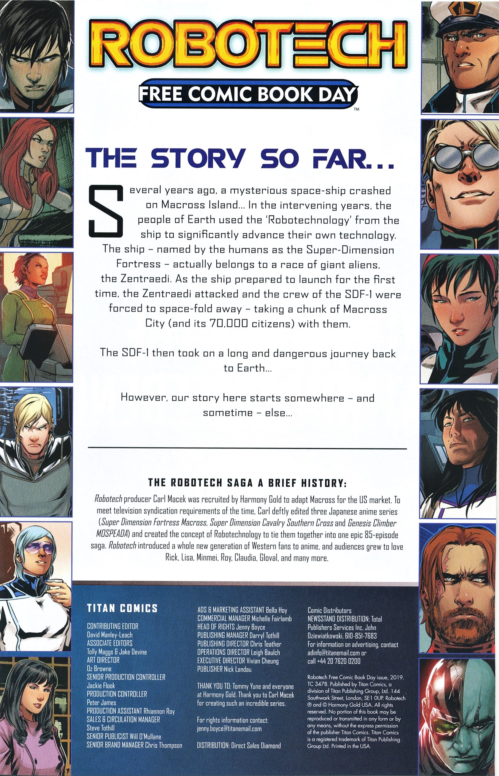 Read online Free Comic Book Day 2019 comic -  Issue # Robotech - 3