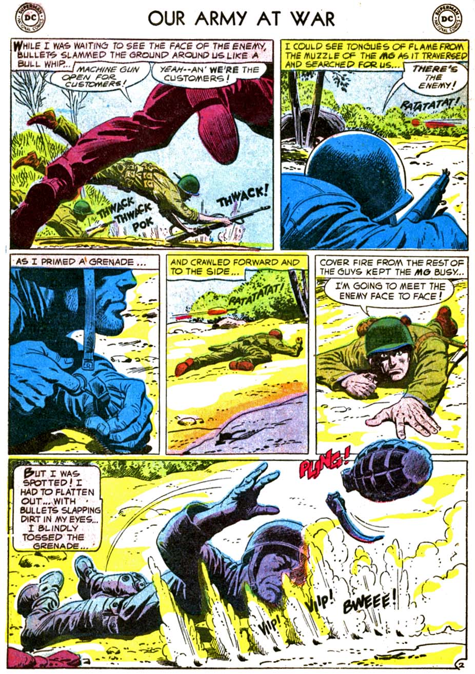 Read online Our Army at War (1952) comic -  Issue #56 - 28