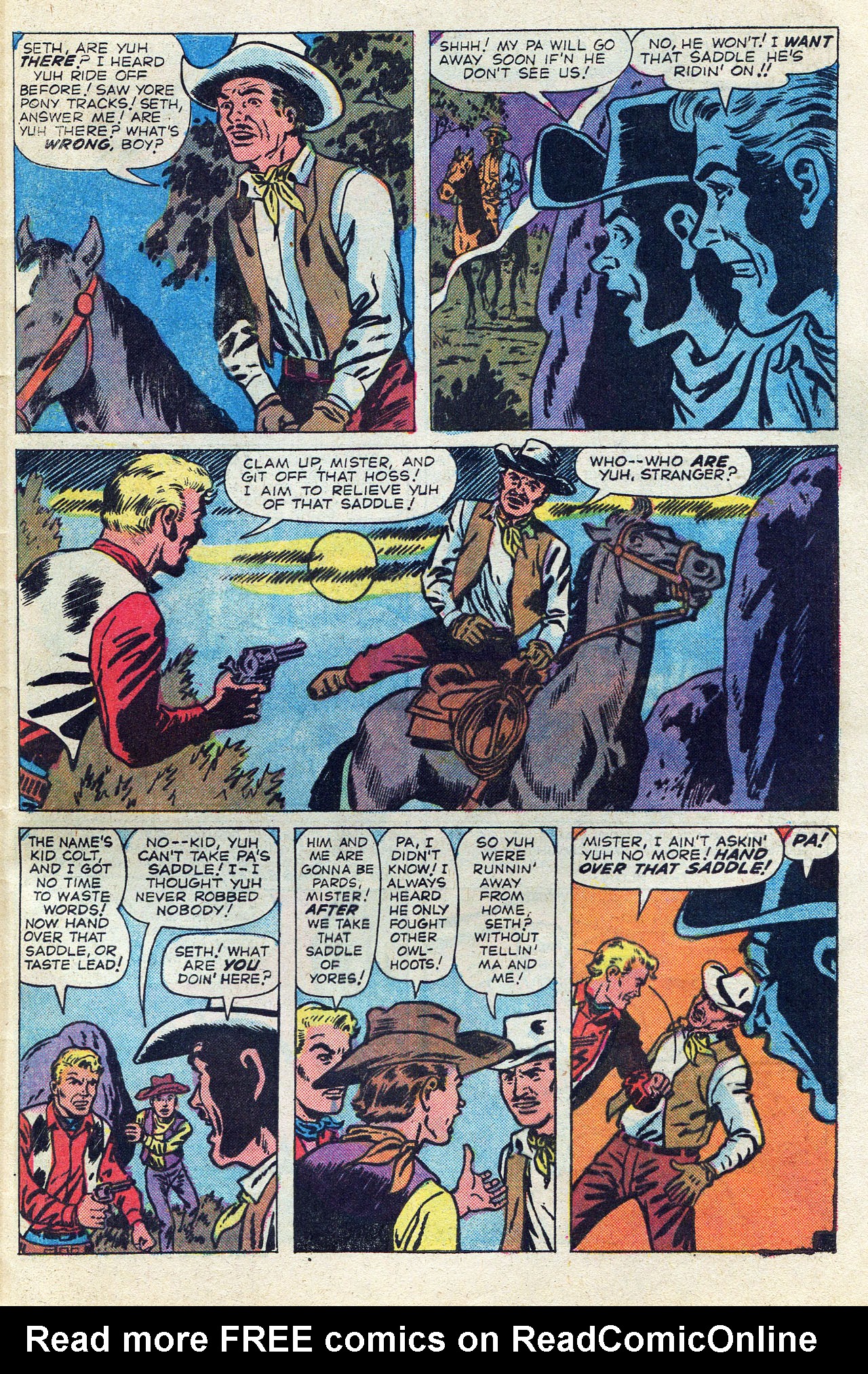 Read online Kid Colt Outlaw comic -  Issue #168 - 29