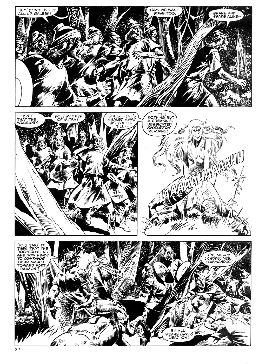 Read online The Savage Sword Of Conan comic -  Issue #91 - 21