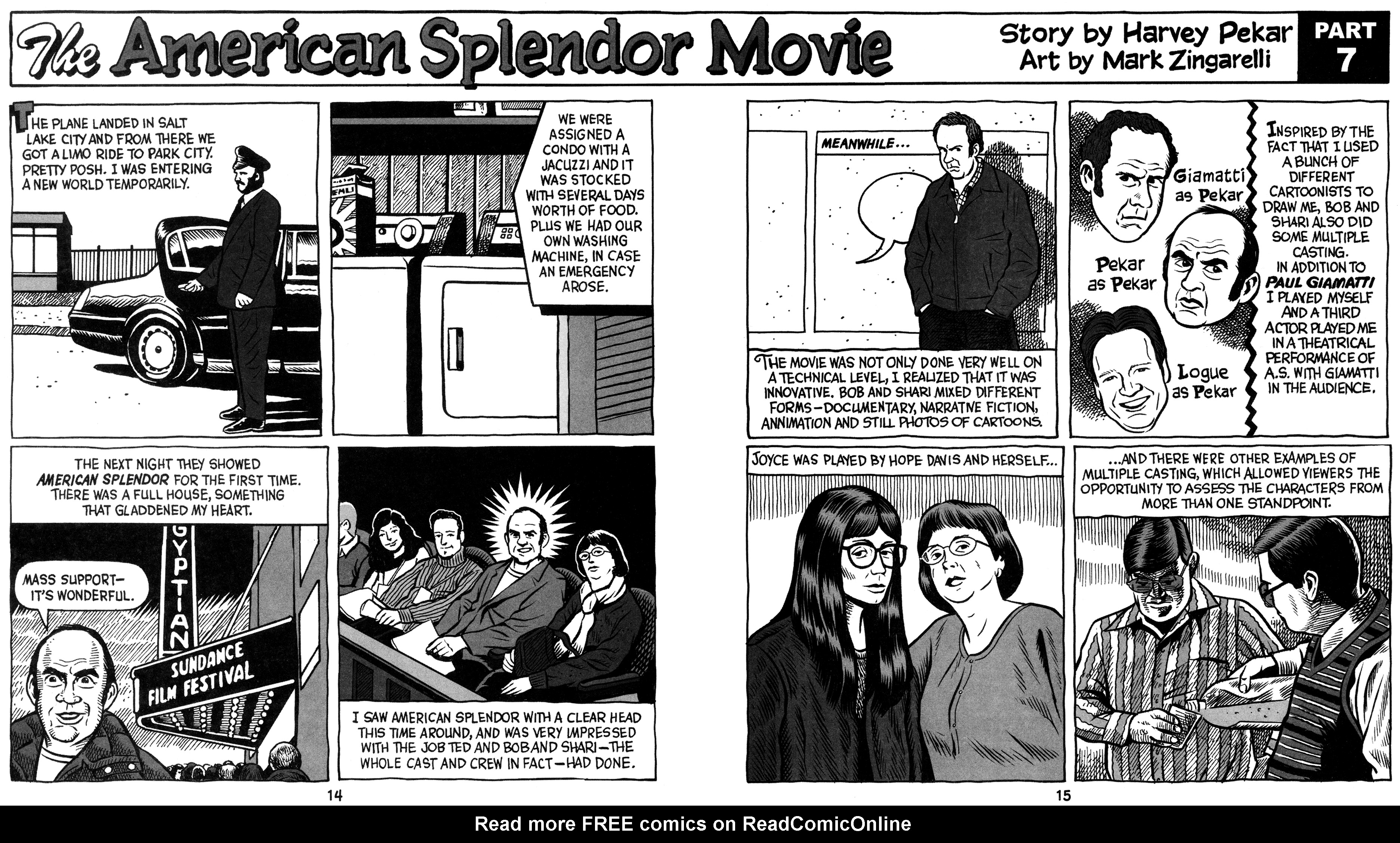 Read online American Splendor: Our Movie Year comic -  Issue # TPB (Part 1) - 12