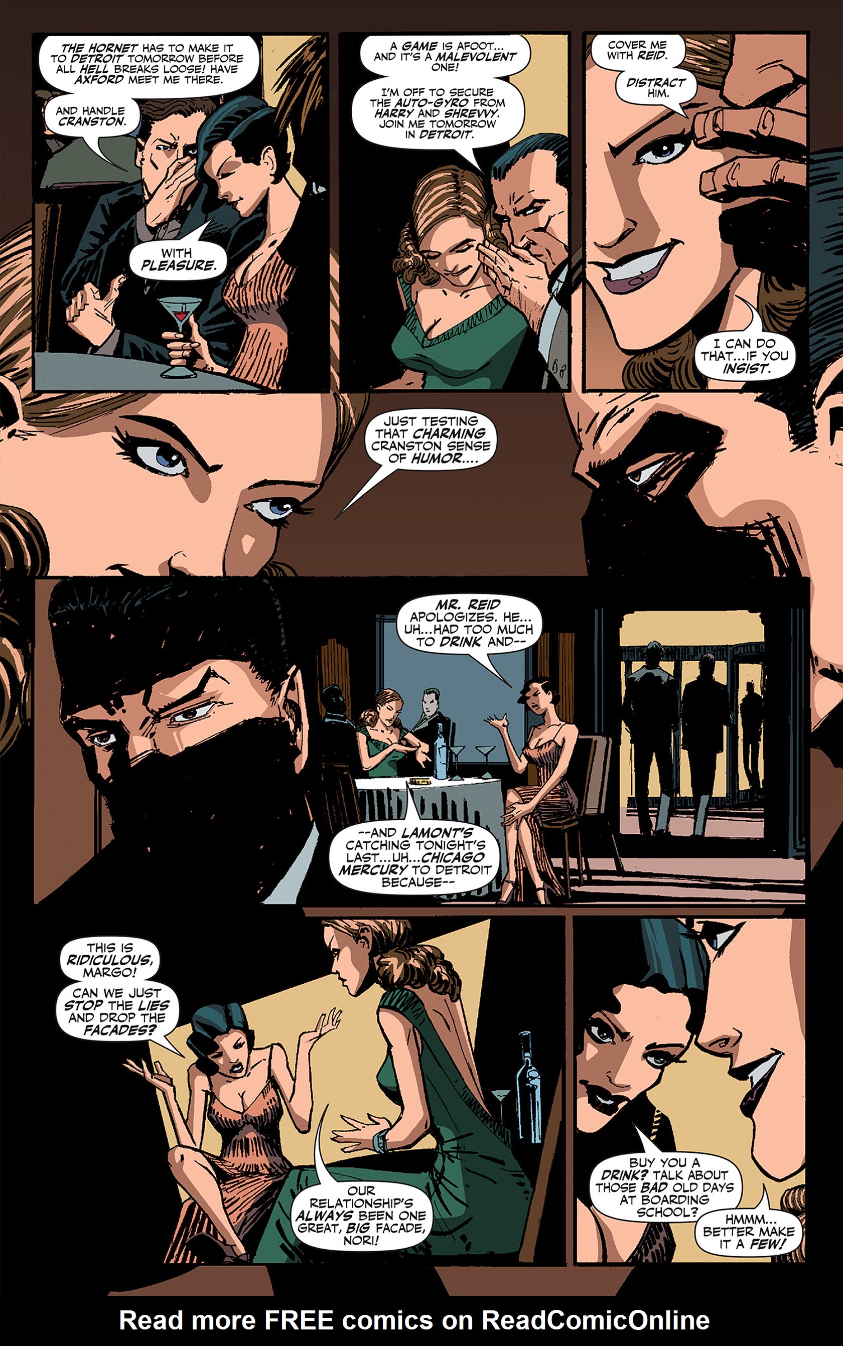 Read online The Shadow/Green Hornet: Dark Nights comic -  Issue #2 - 6