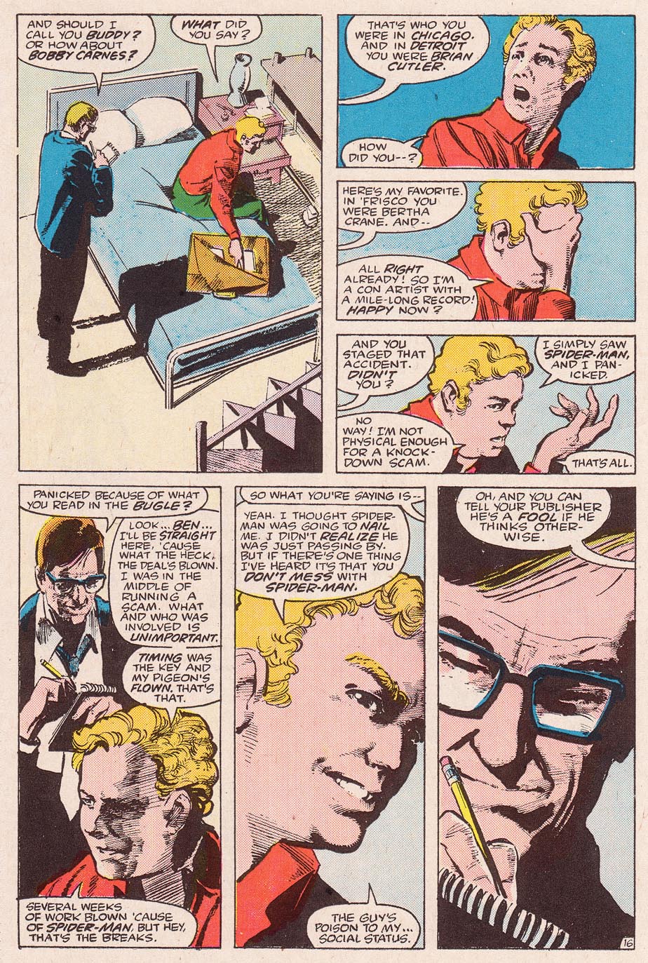 Read online Web of Spider-Man (1985) comic -  Issue #13 - 17
