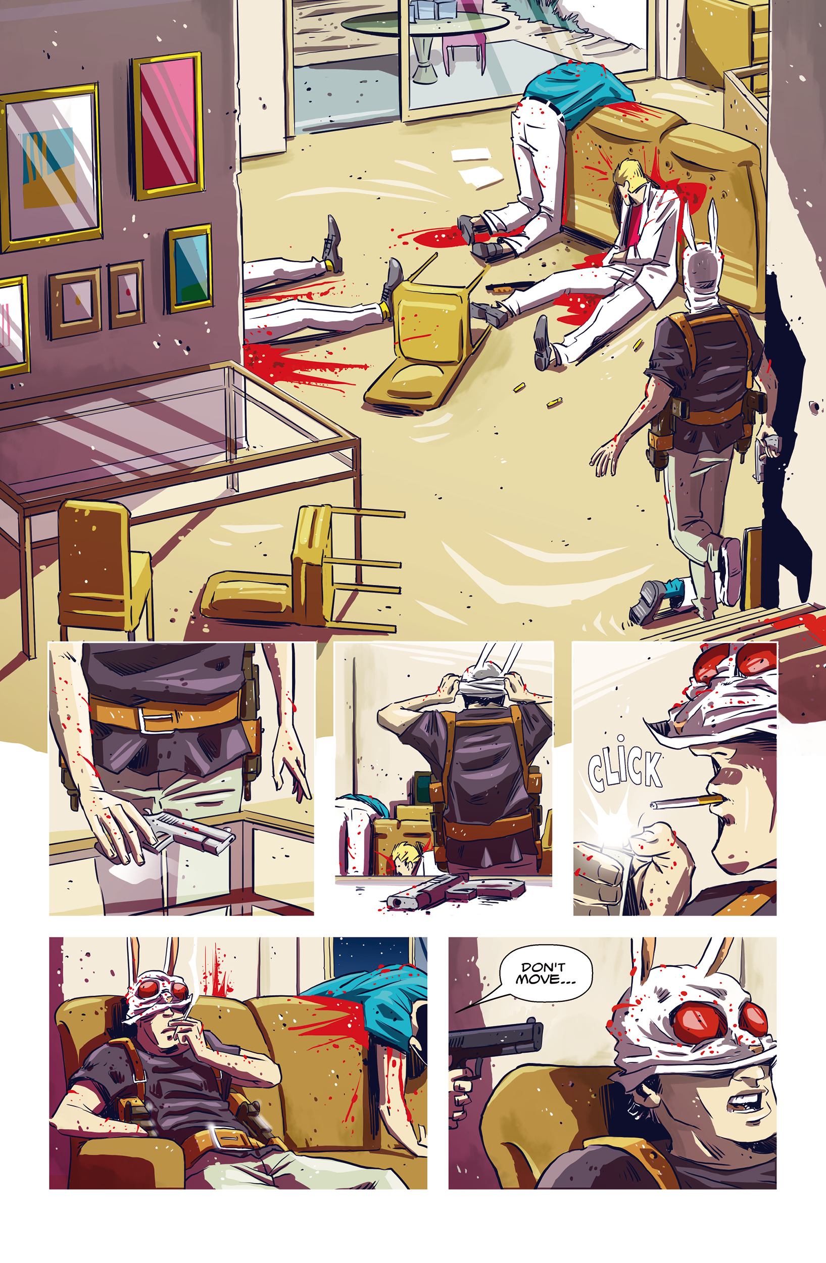 Read online Hotline Miami Wildlife comic -  Issue #1 - 9