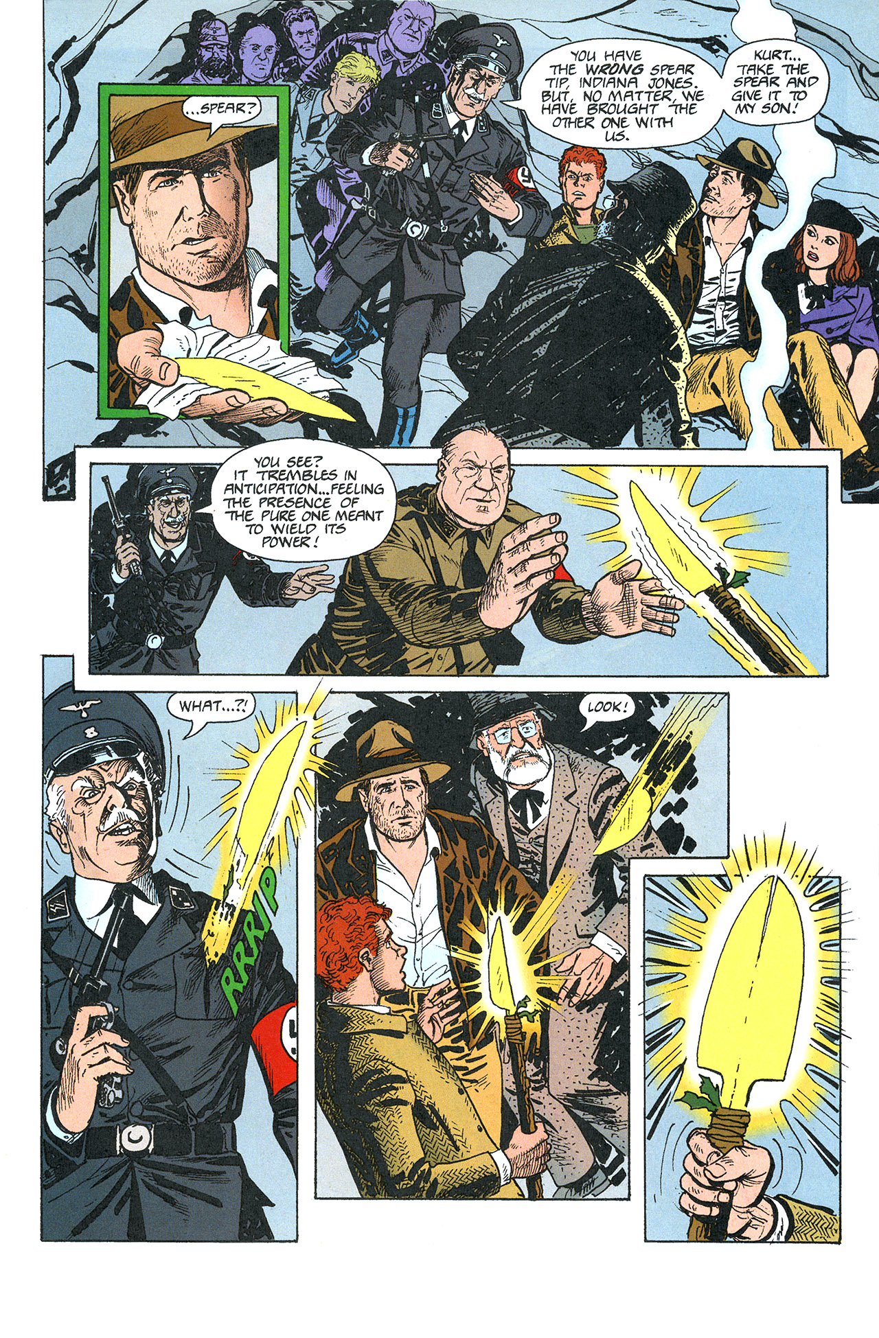 Read online Indiana Jones and the Spear of Destiny comic -  Issue #4 - 15