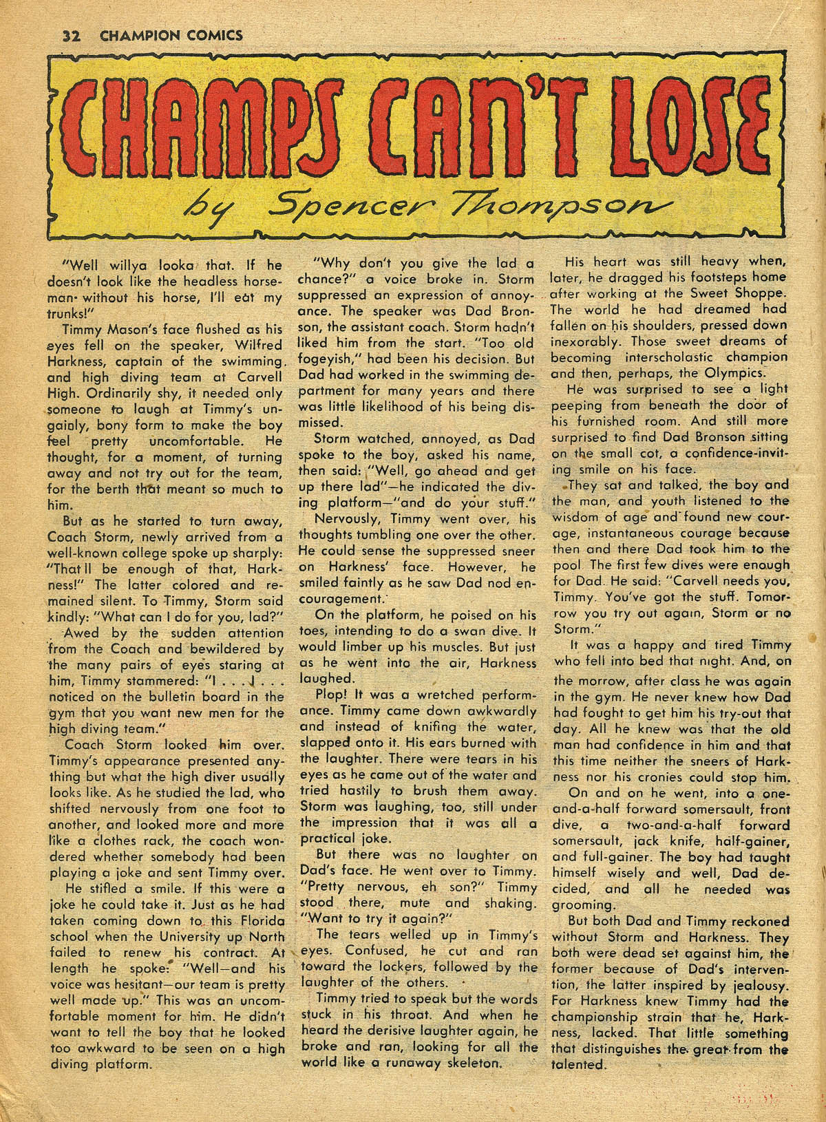 Read online Champion Comics comic -  Issue #7 - 33