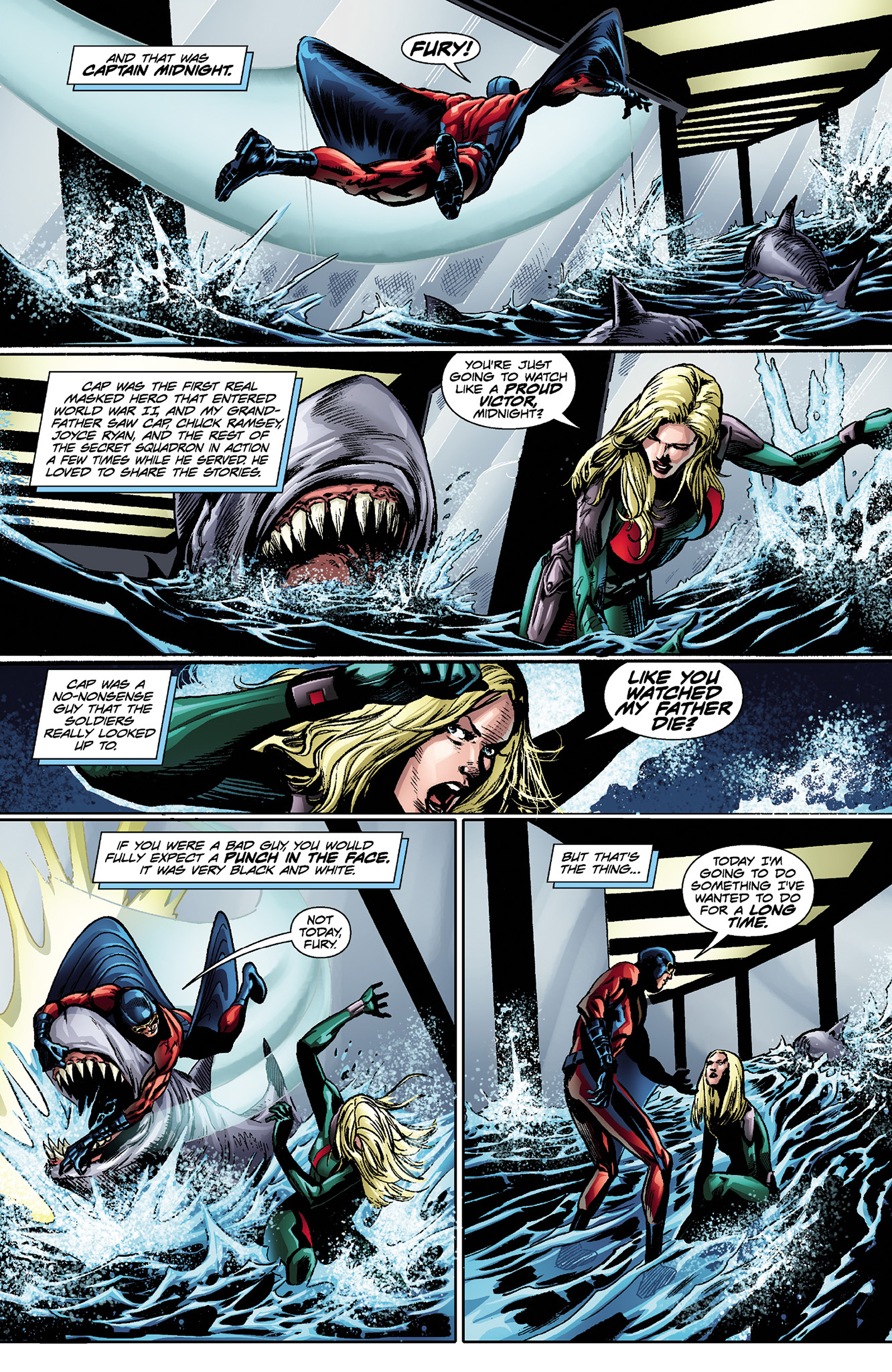 Read online Captain Midnight comic -  Issue #9 - 10