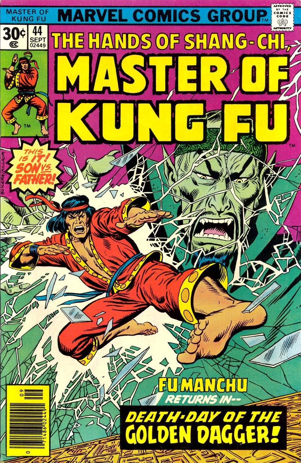 Read online Master of Kung Fu (1974) comic -  Issue #44 - 1