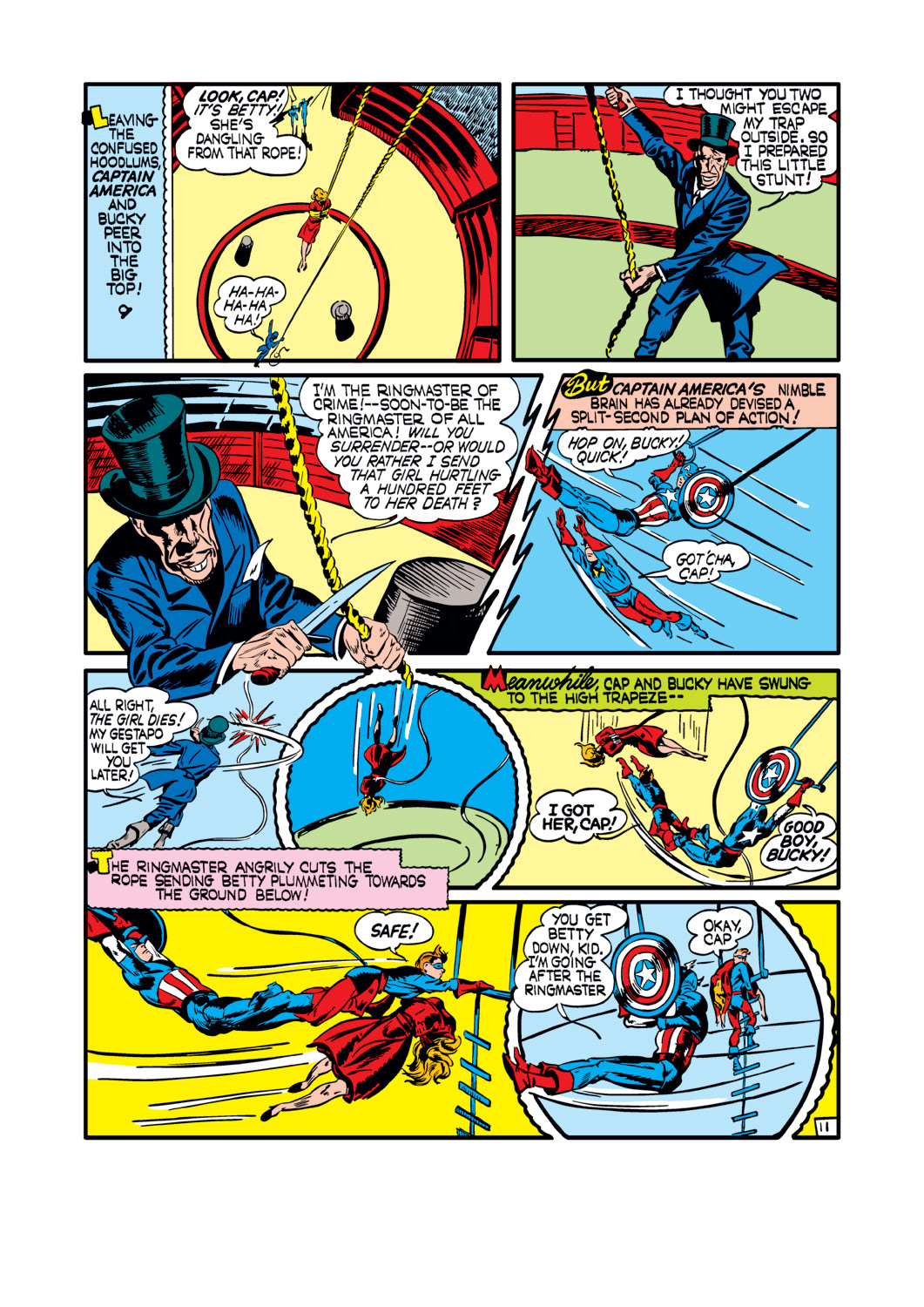 Read online Captain America Comics comic -  Issue #5 - 13