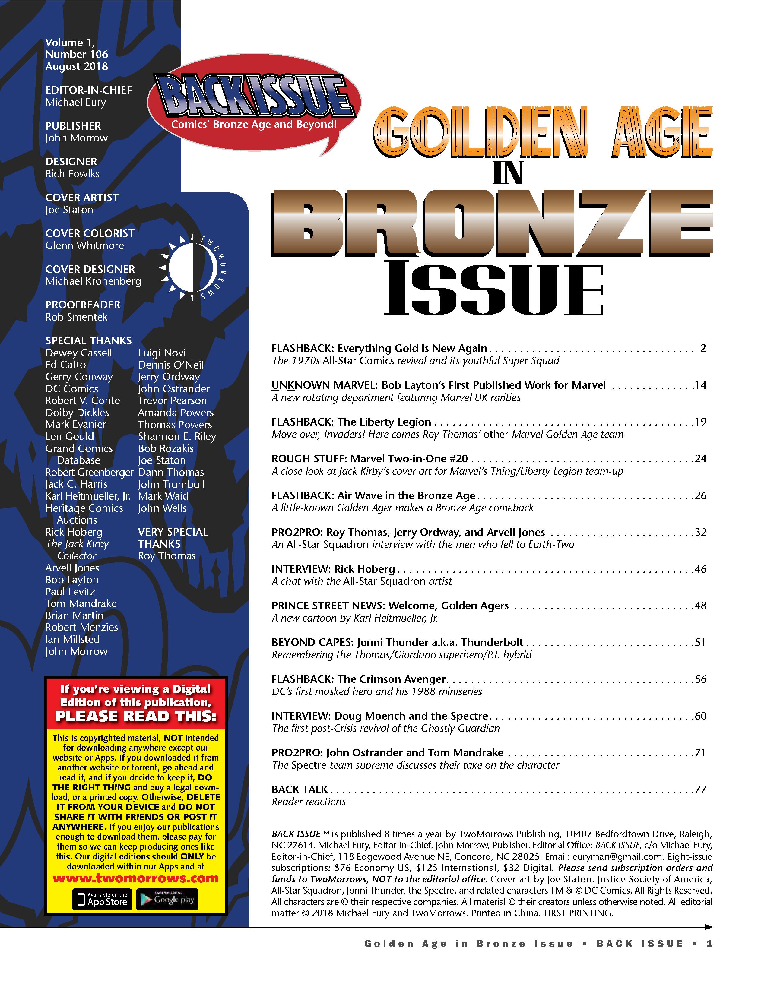 Read online Back Issue comic -  Issue #106 - 3