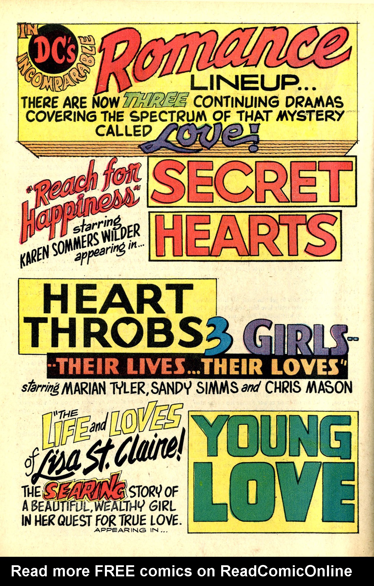 Read online Secret Hearts comic -  Issue #132 - 69