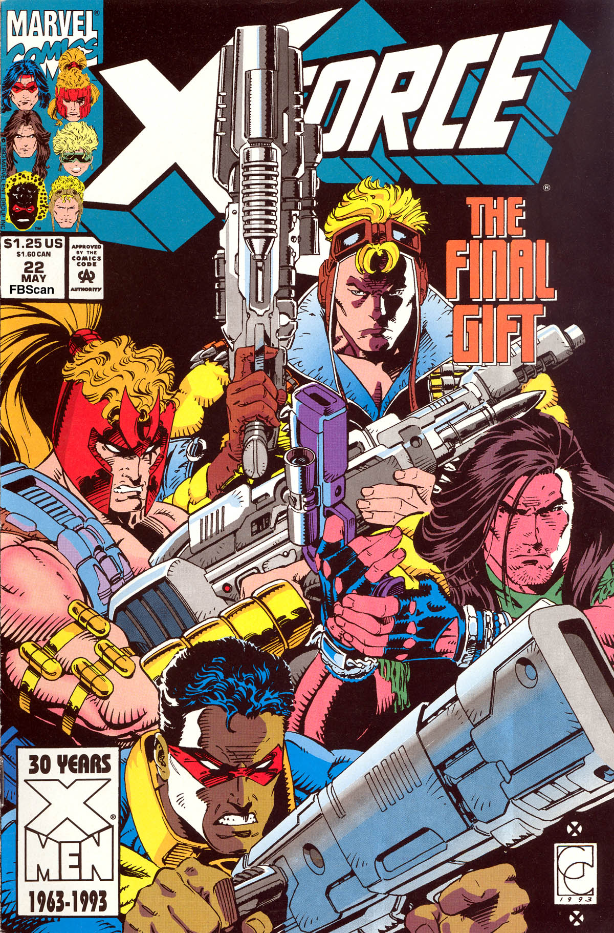 Read online X-Force (1991) comic -  Issue #22 - 1