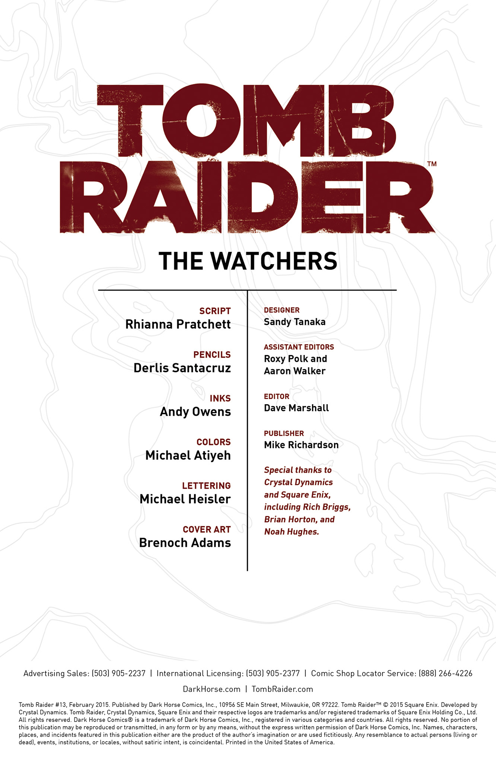 Read online Tomb Raider (2014) comic -  Issue #13 - 2