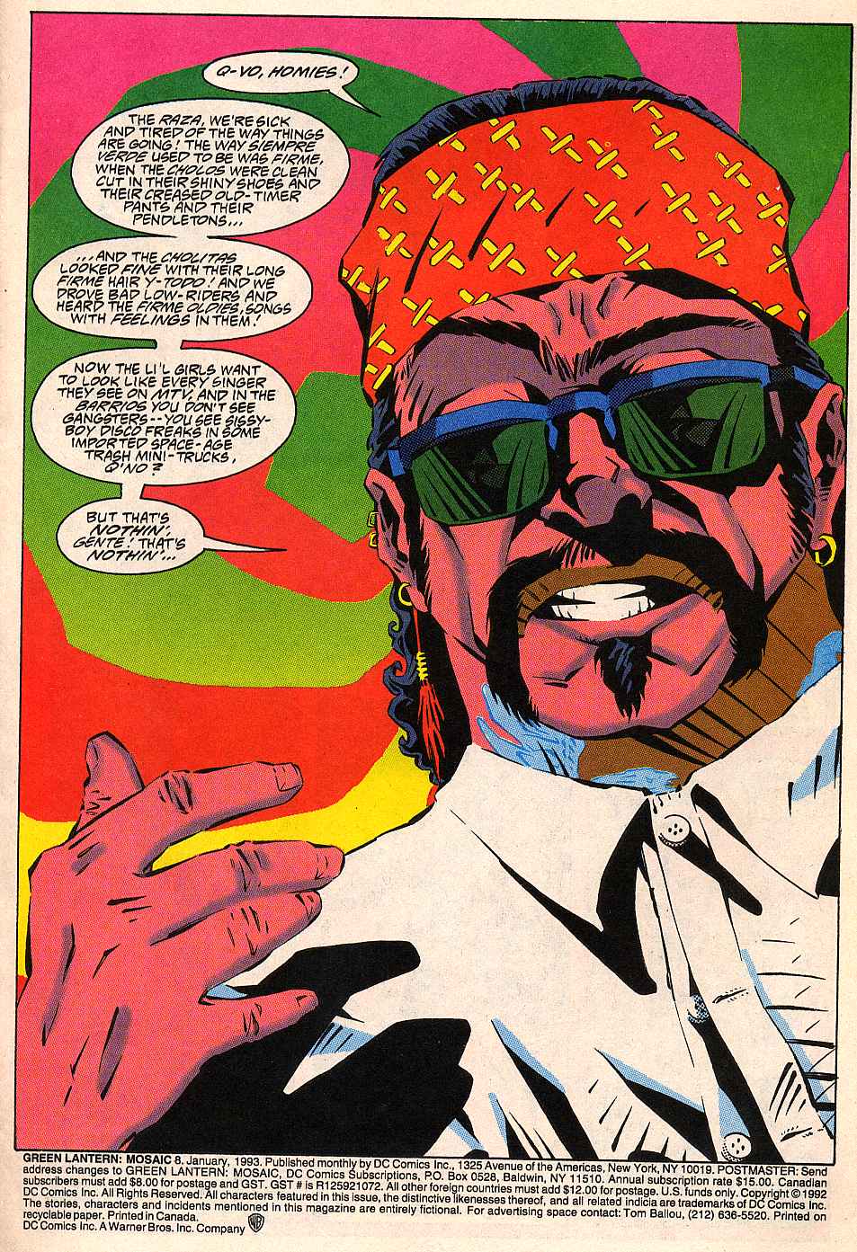 Read online Green Lantern: Mosaic comic -  Issue #8 - 2