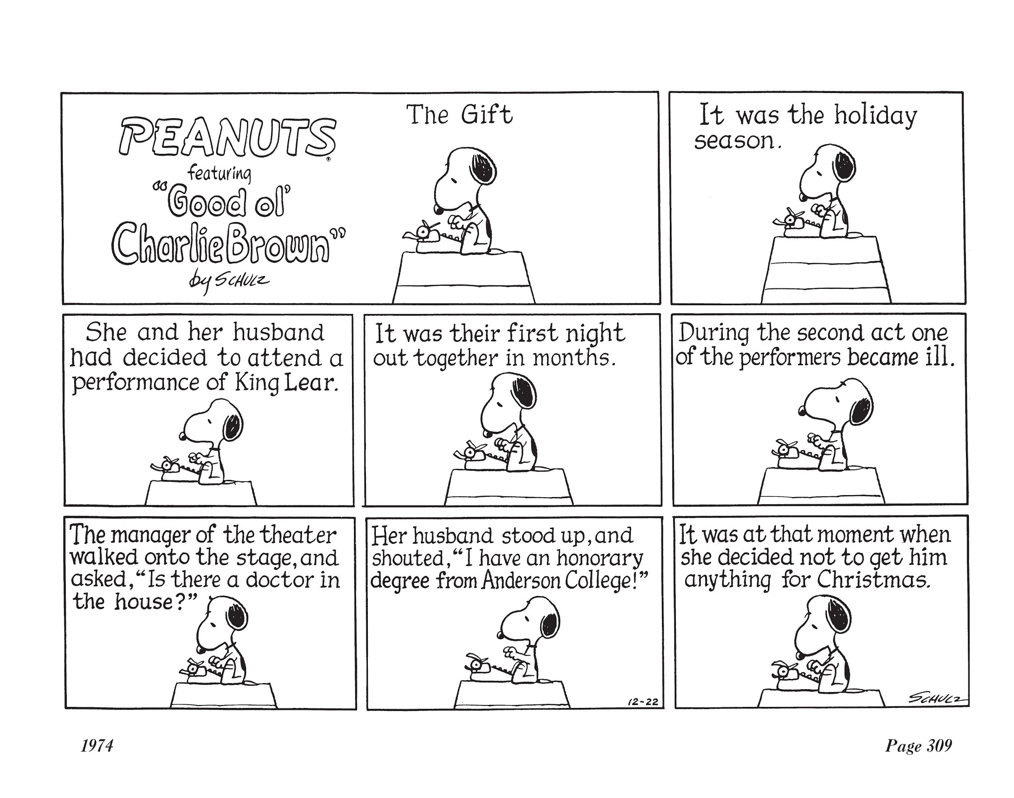 Read online The Complete Peanuts comic -  Issue # TPB 12 - 323