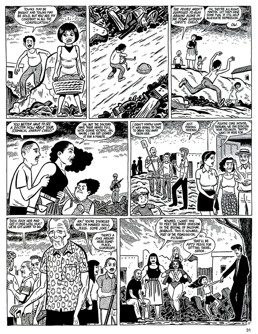 Read online Love and Rockets (1982) comic -  Issue #50 - 33