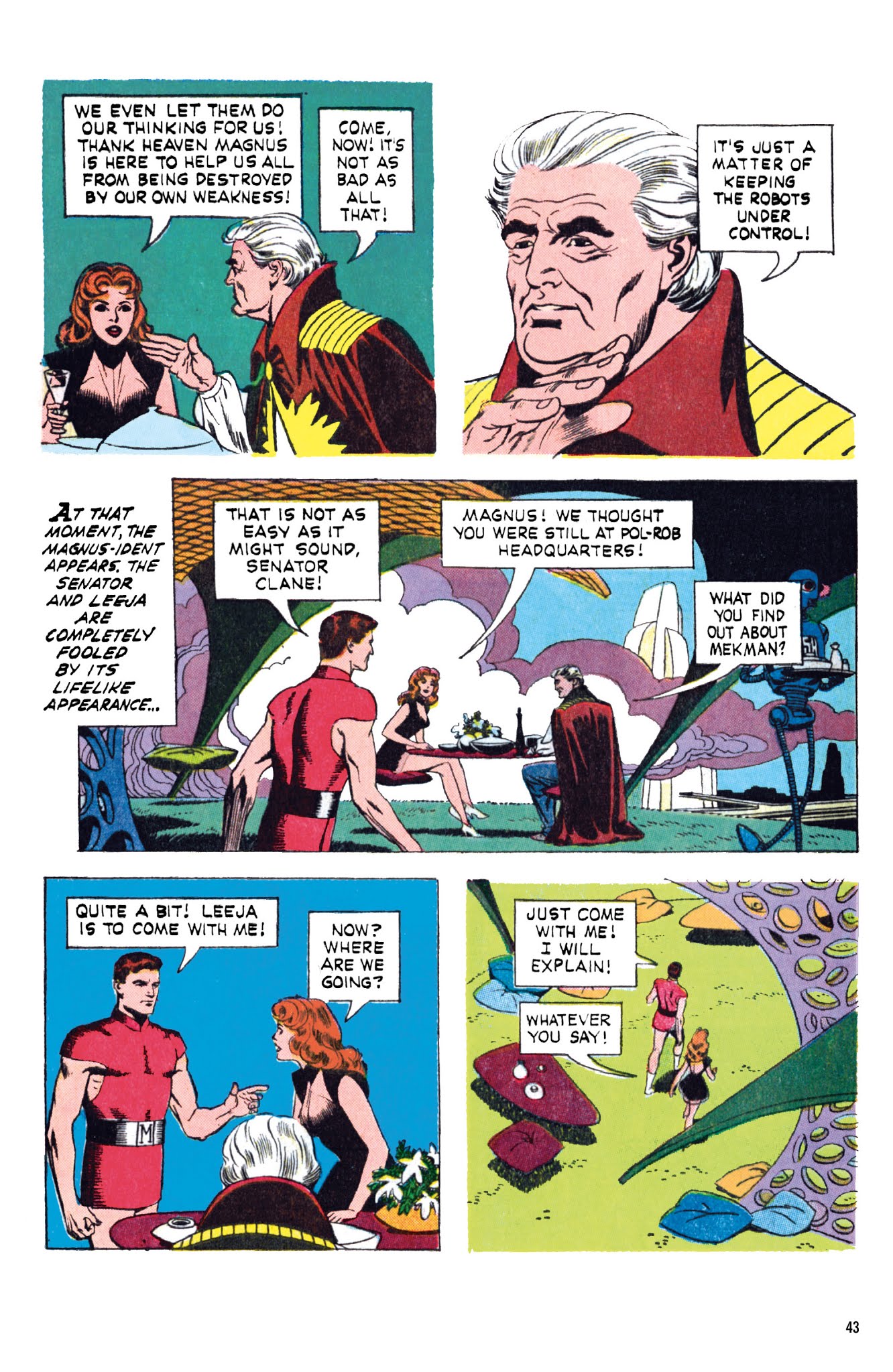 Read online Magnus, Robot Fighter Archives comic -  Issue # TPB 1 (Part 1) - 45