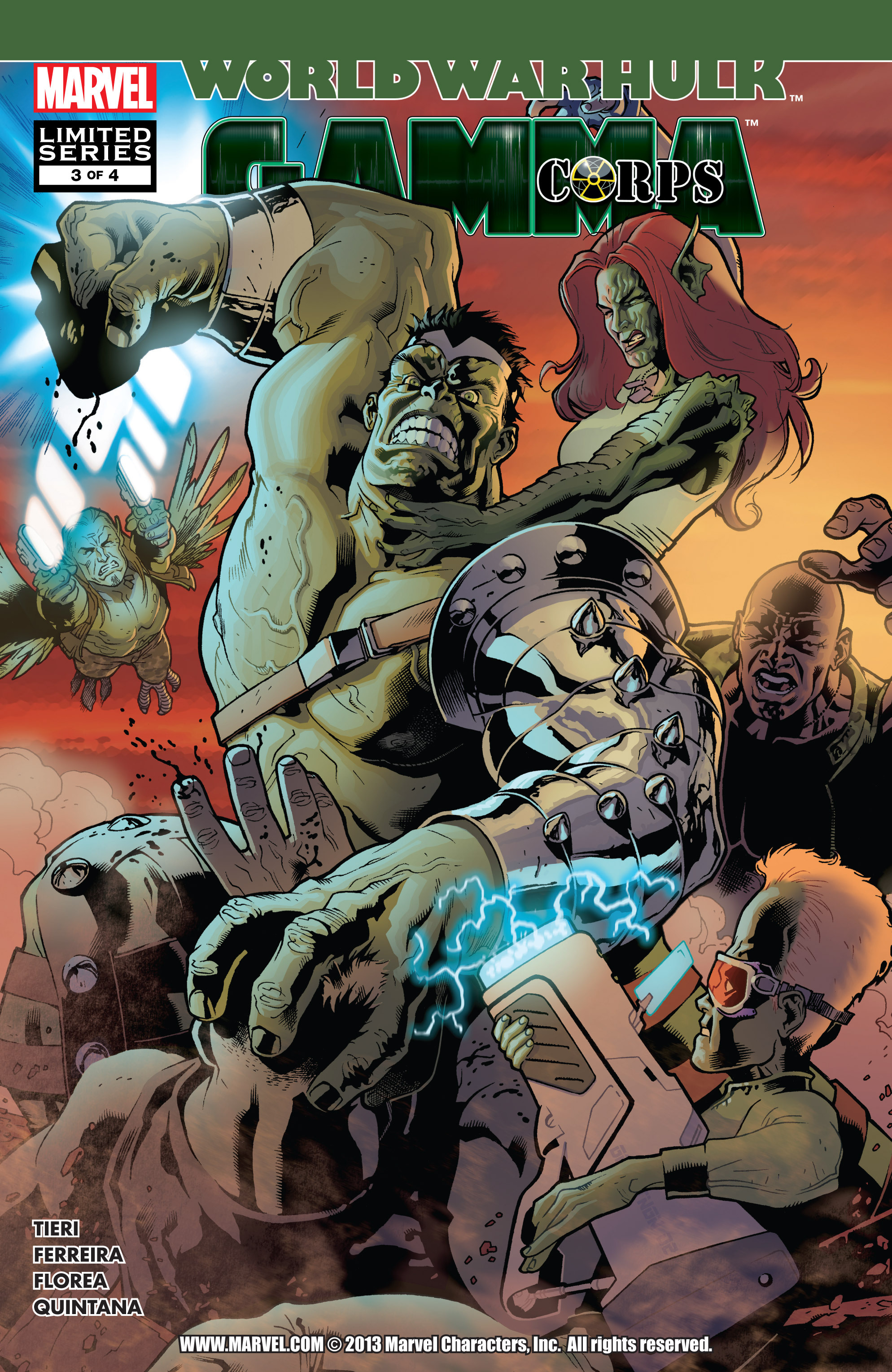 Read online World War Hulk: Gamma Corps comic -  Issue #3 - 1