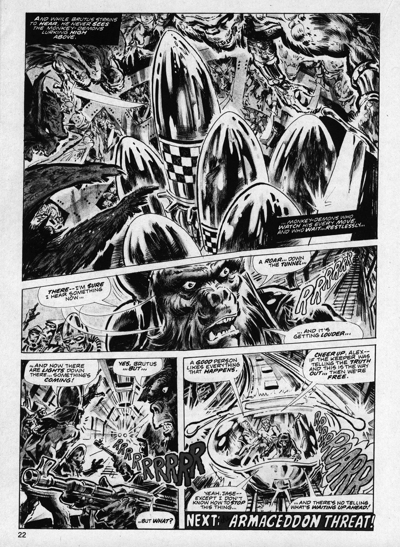 Read online Planet of the Apes comic -  Issue #20 - 22