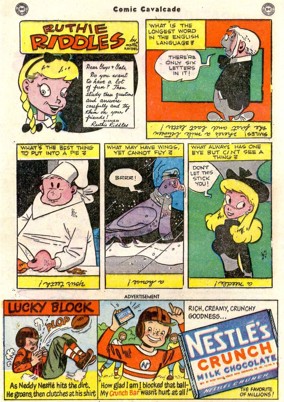 Read online Comic Cavalcade comic -  Issue #43 - 12