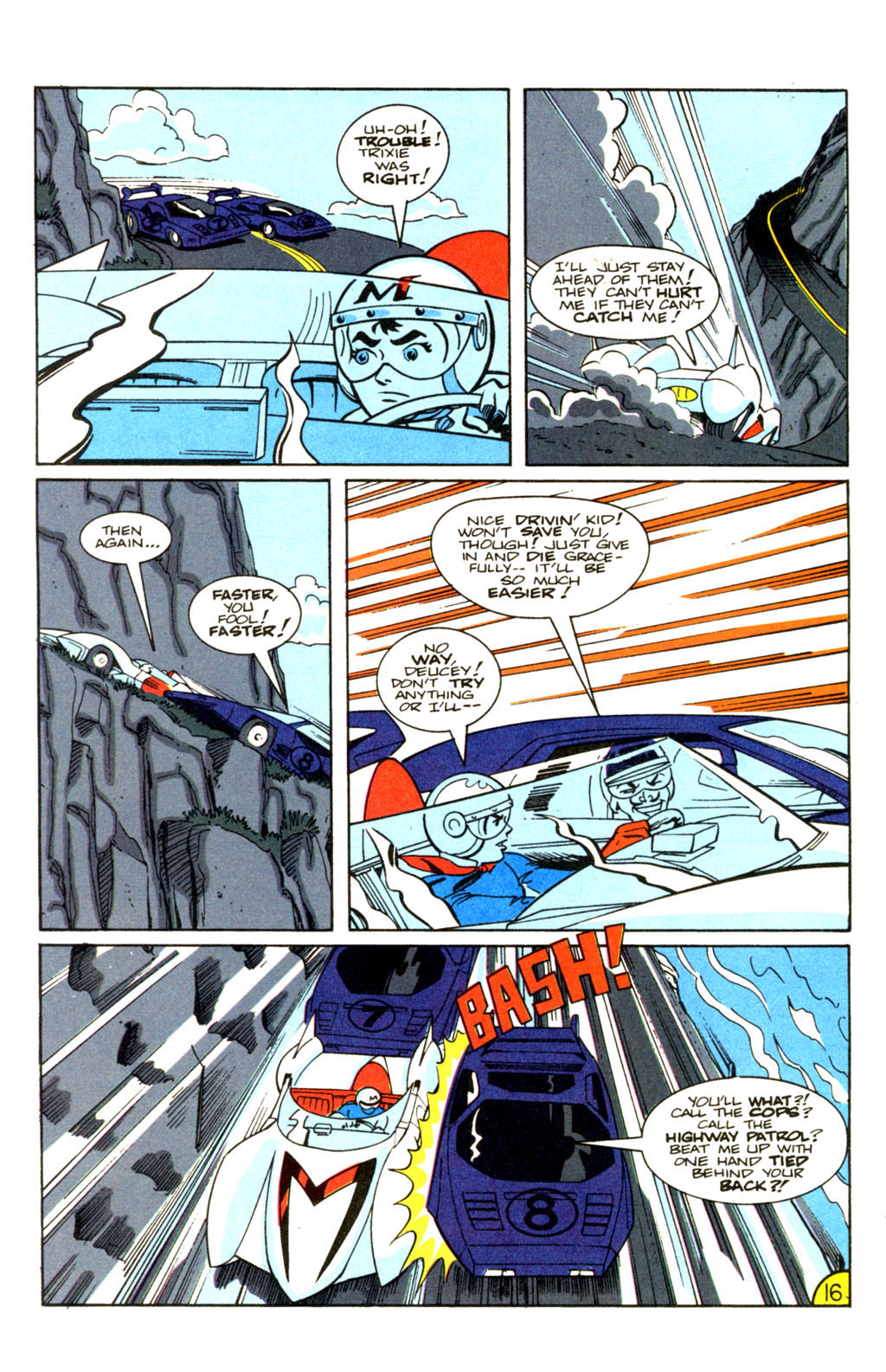 Read online Speed Racer (1987) comic -  Issue #36 - 21
