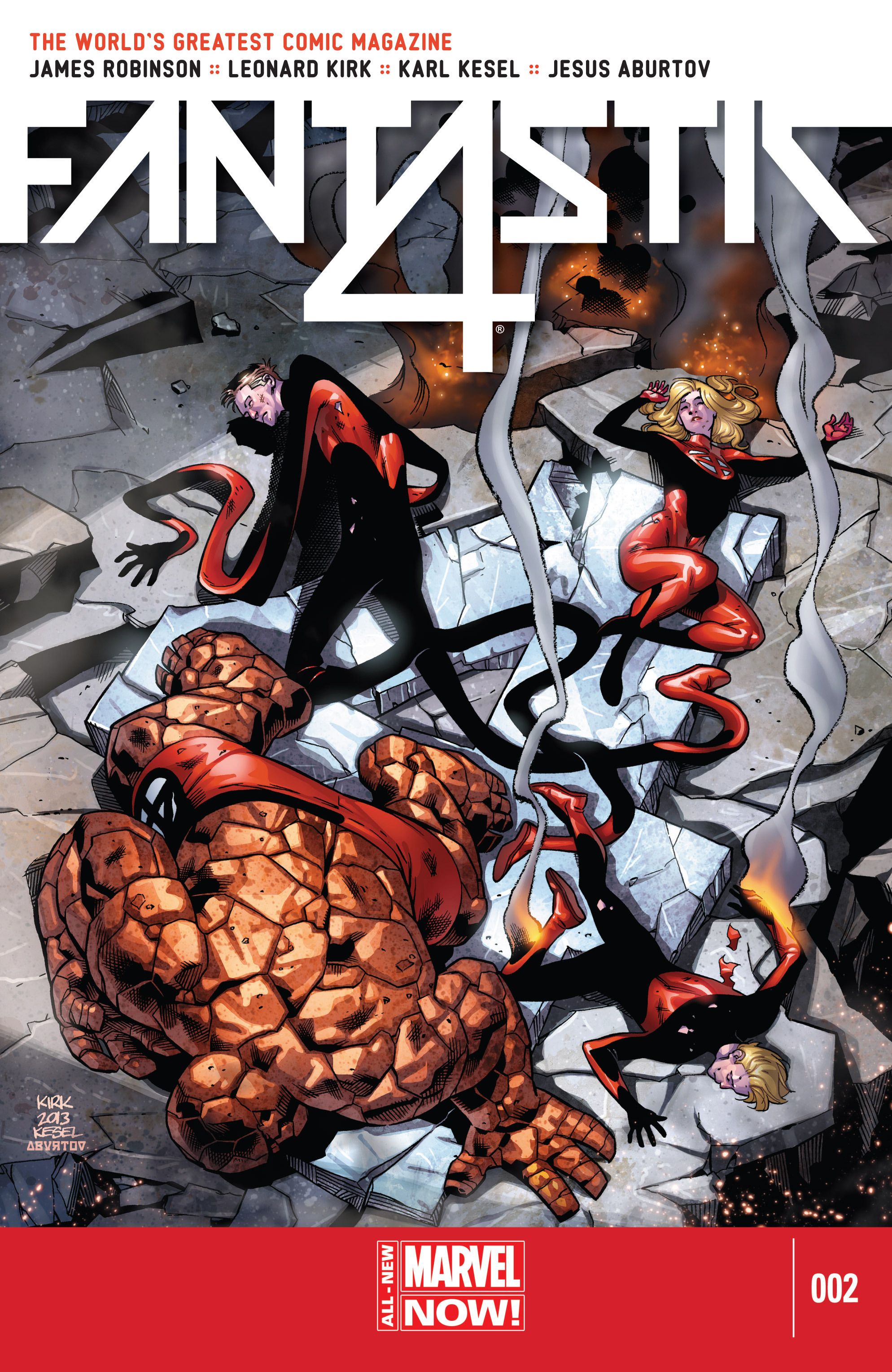 Read online Fantastic Four (2014) comic -  Issue #2 - 1