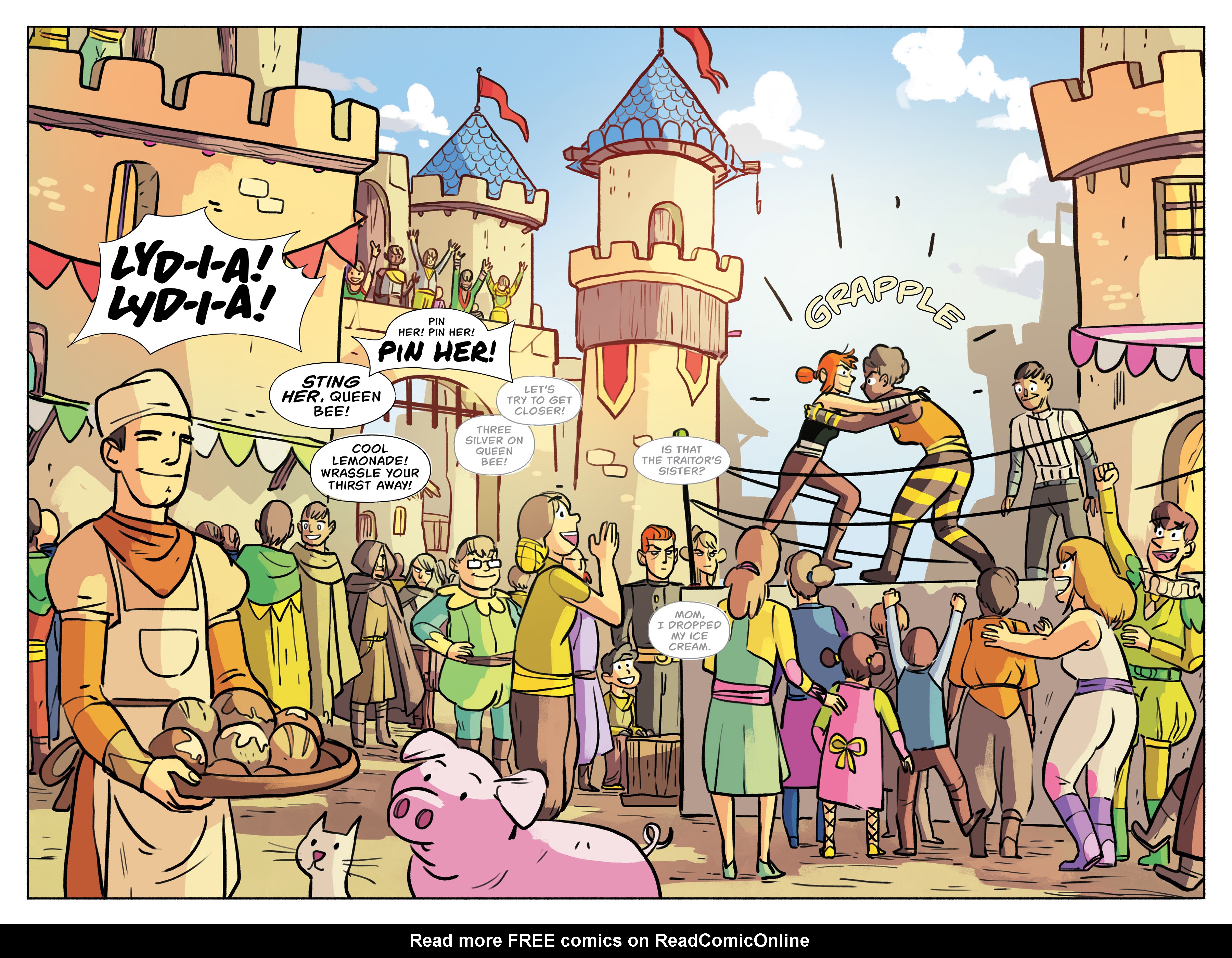 Read online Wrassle Castle comic -  Issue #2 - 5