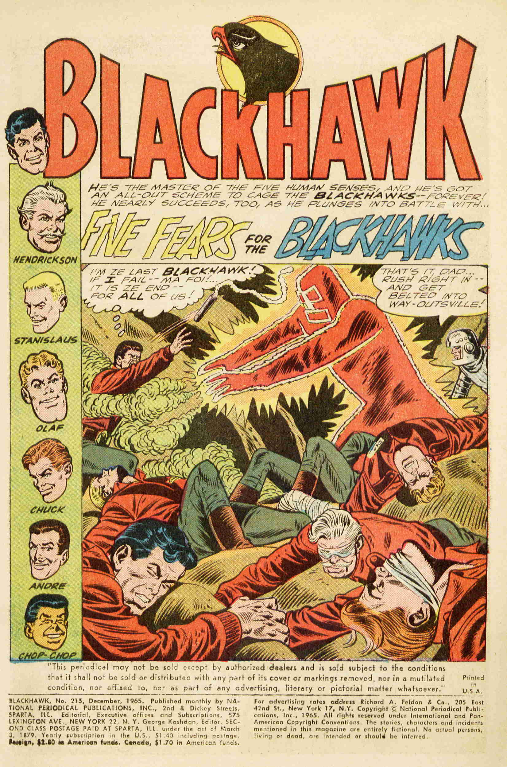 Read online Blackhawk (1957) comic -  Issue #215 - 3