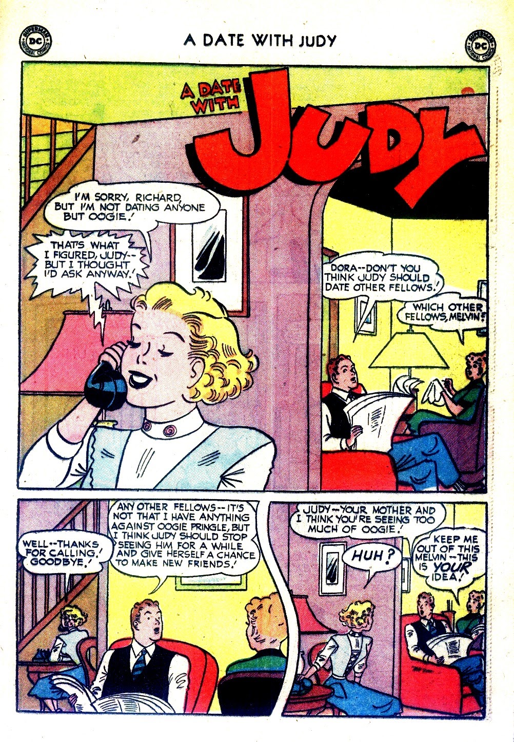 Read online A Date with Judy comic -  Issue #27 - 31