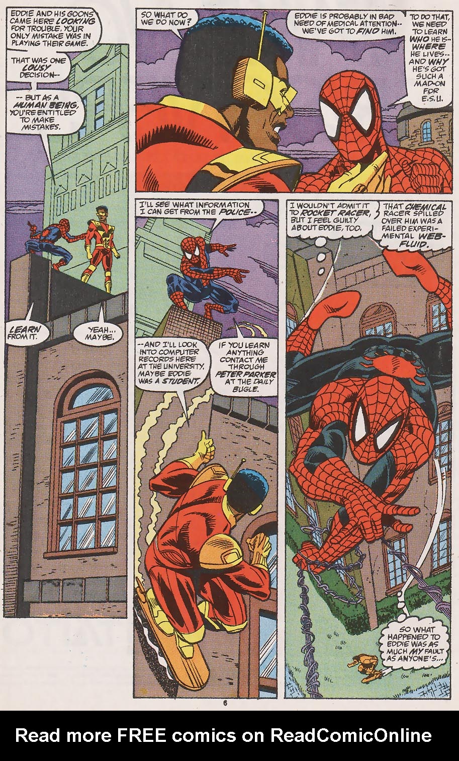 Read online Web of Spider-Man (1985) comic -  Issue #57 - 6
