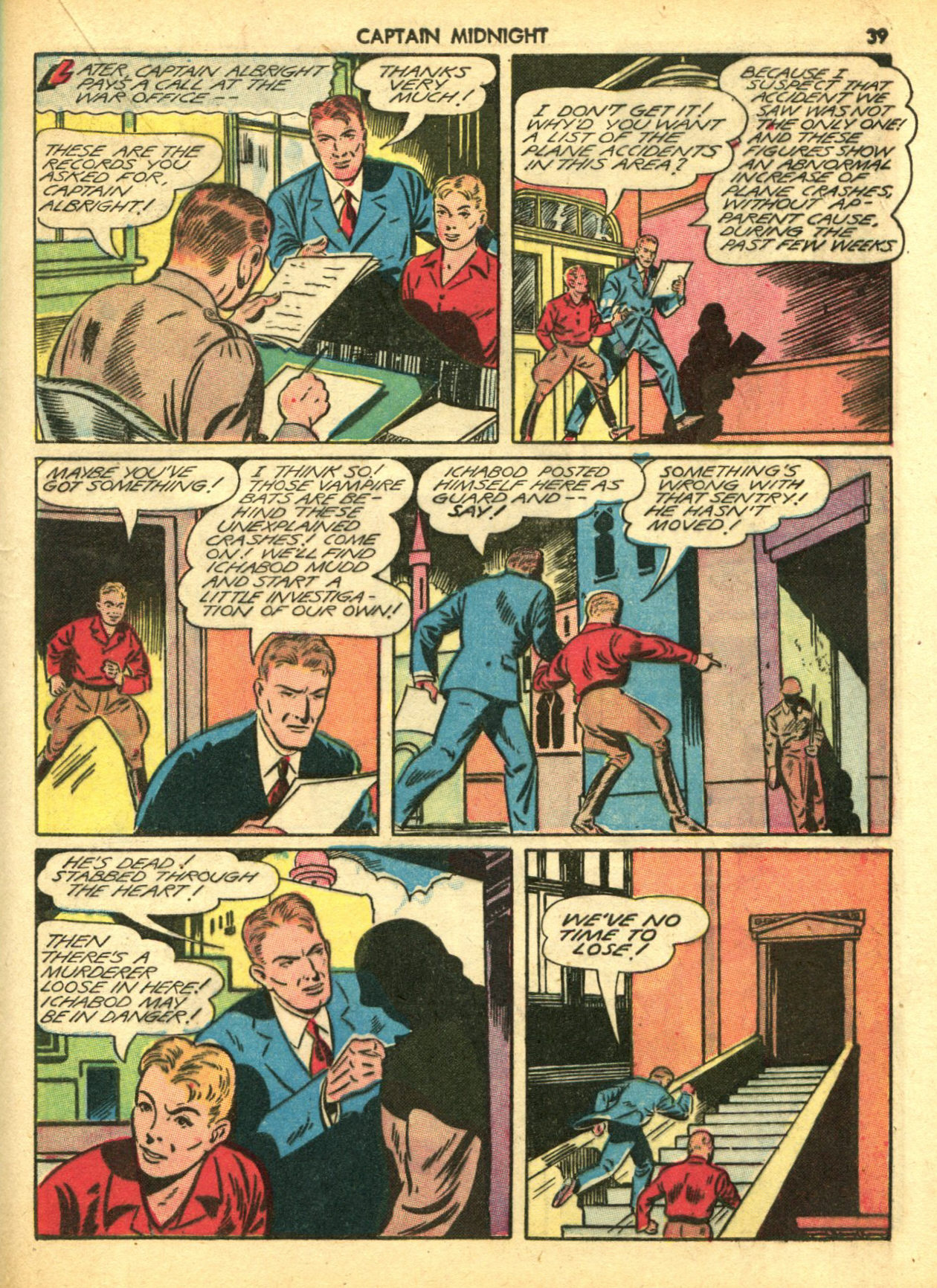 Read online Captain Midnight (1942) comic -  Issue #5 - 39
