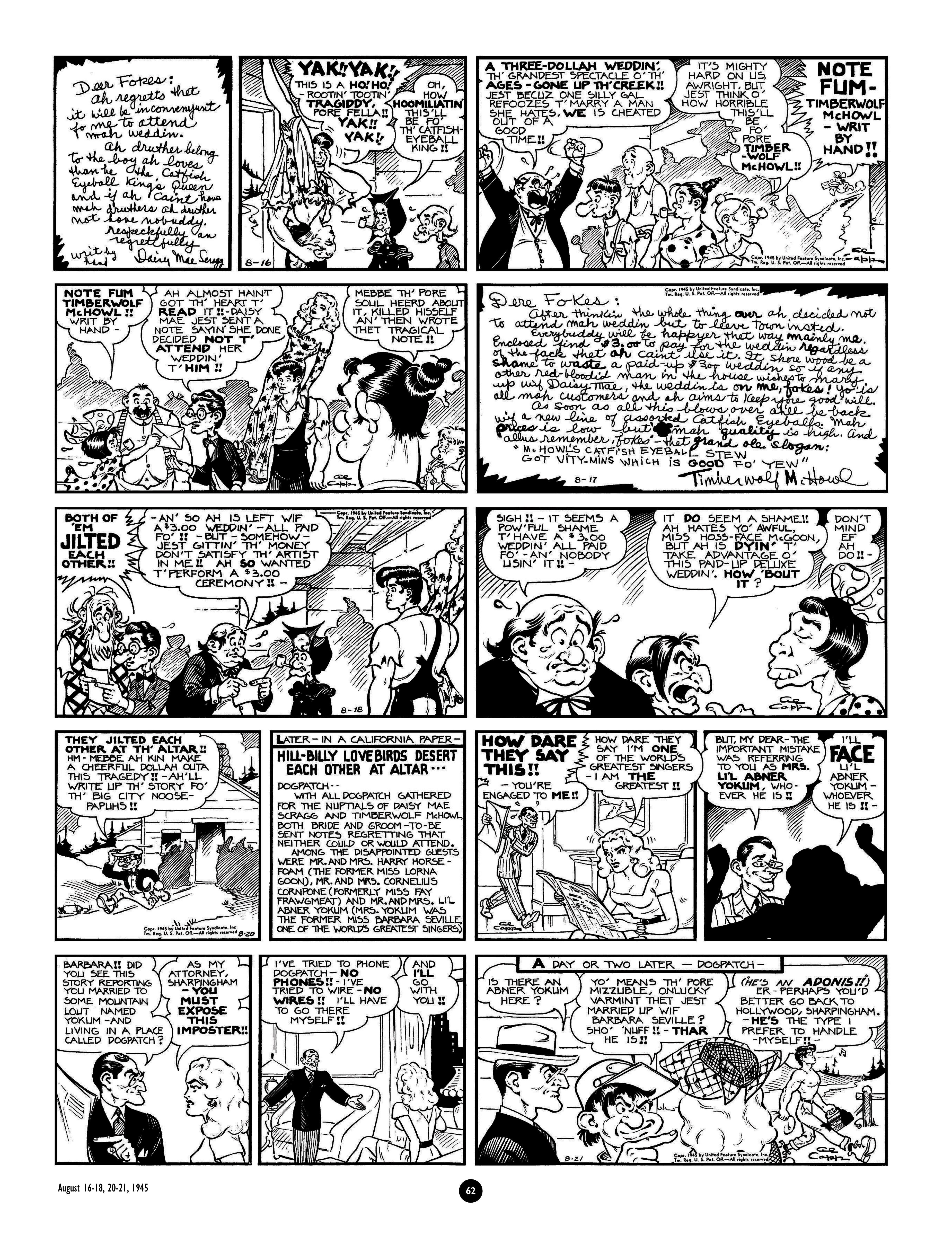Read online Al Capp's Li'l Abner Complete Daily & Color Sunday Comics comic -  Issue # TPB 6 (Part 1) - 62