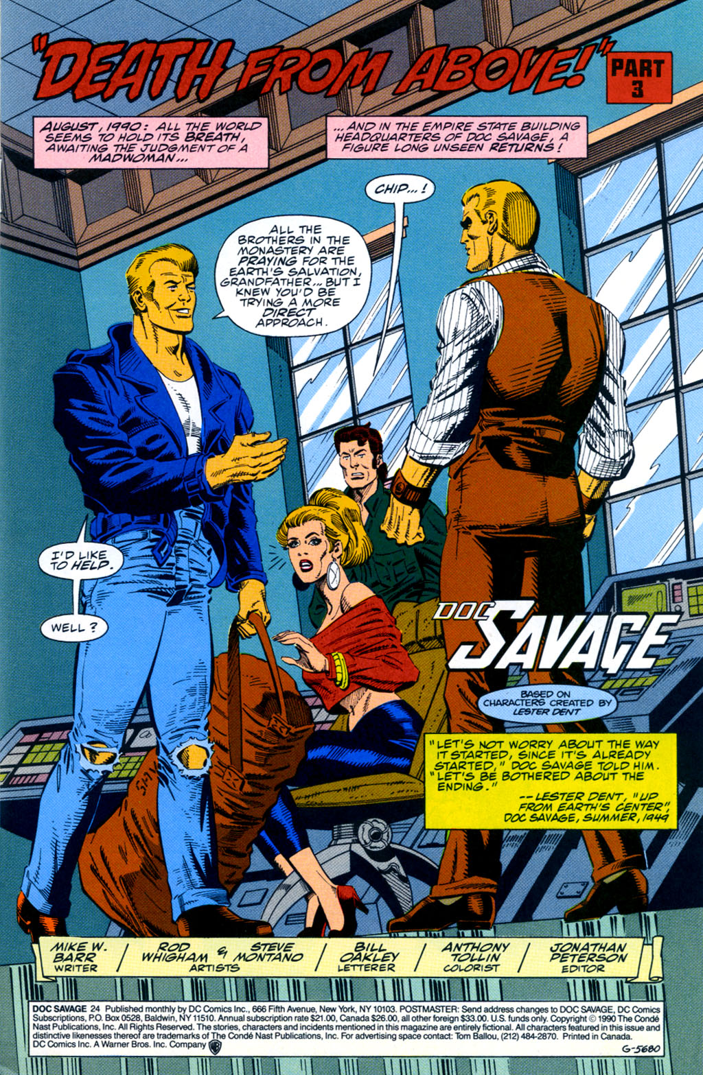 Read online Doc Savage (1988) comic -  Issue #24 - 2