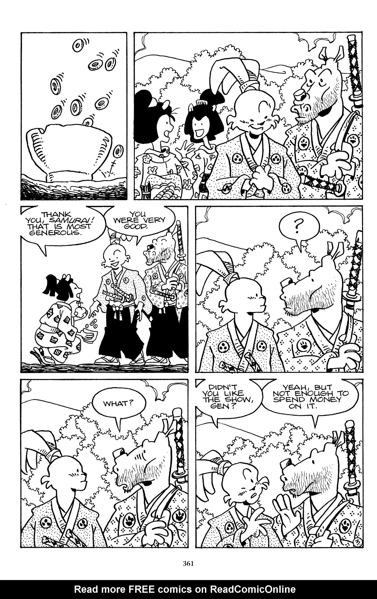 Read online The Usagi Yojimbo Saga comic -  Issue # TPB 6 - 359