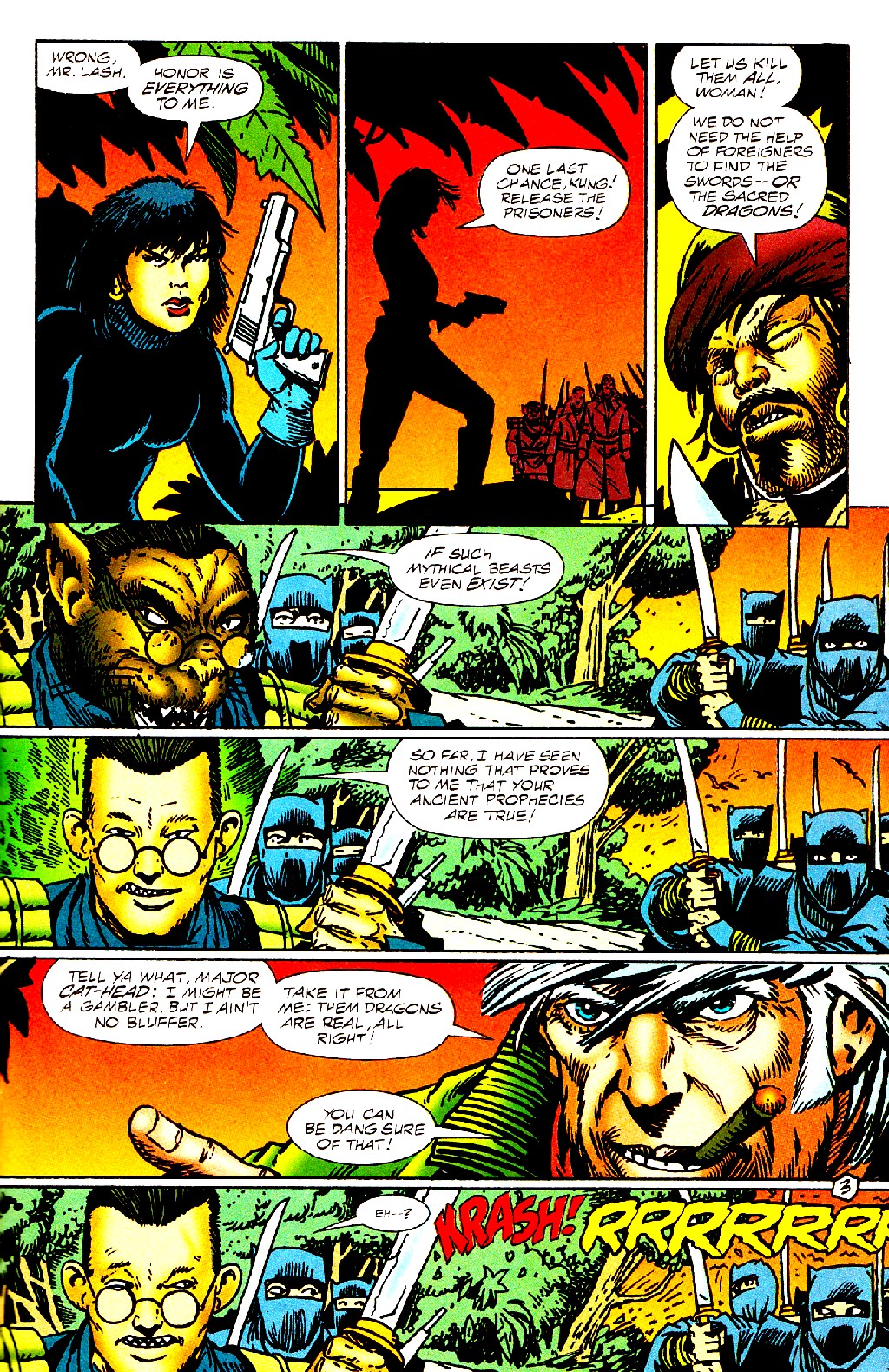 Read online Guns of the Dragon comic -  Issue #3 - 4