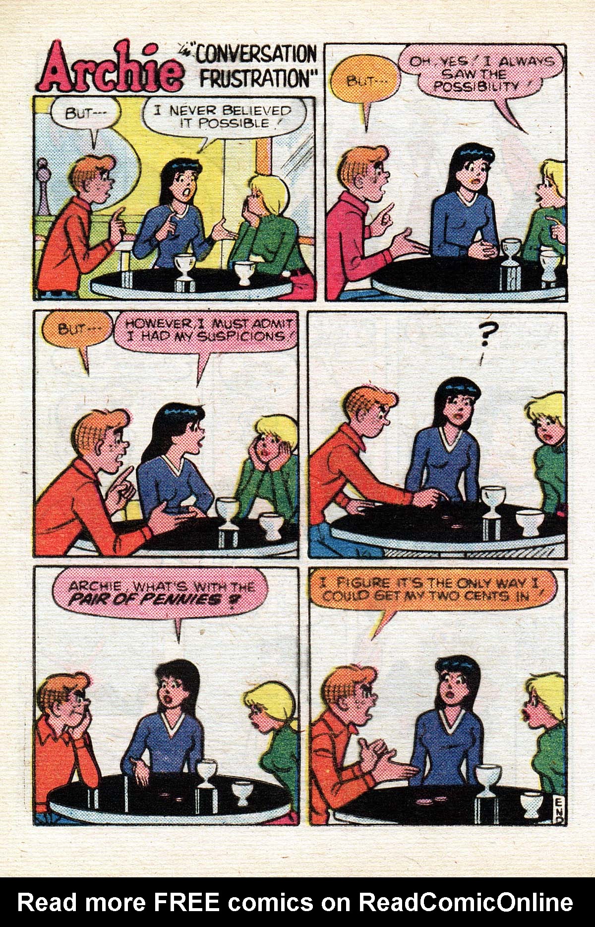 Read online Jughead Jones Comics Digest comic -  Issue #40 - 59