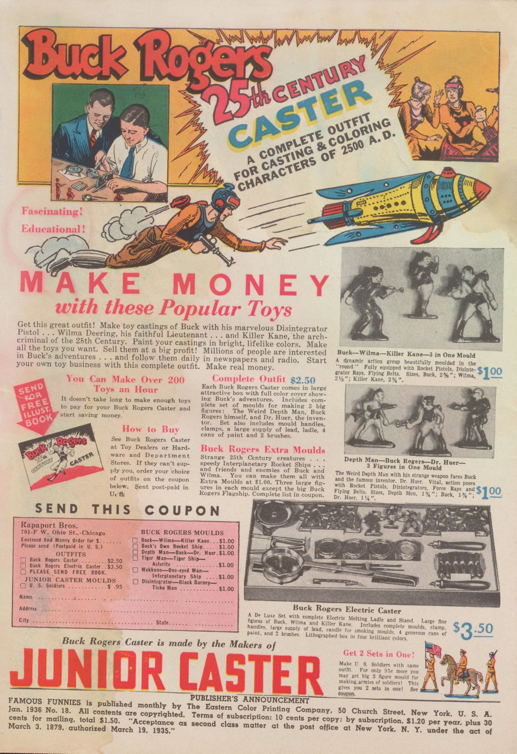 Read online Famous Funnies comic -  Issue #18 - 2