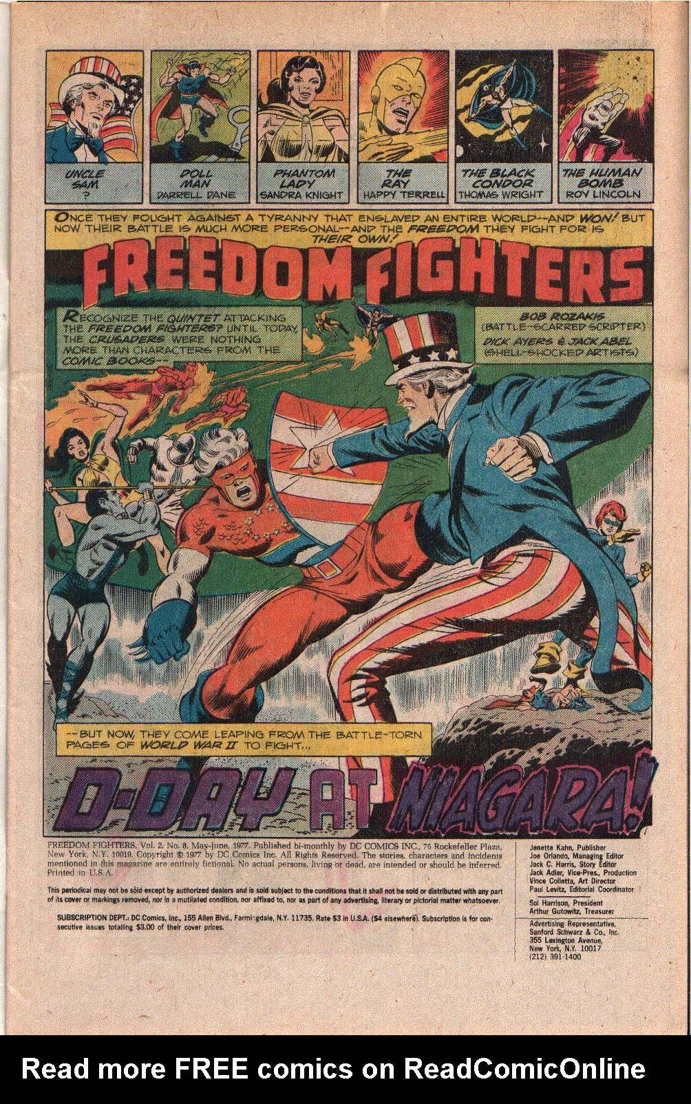 Freedom Fighters (1976) Issue #8 #8 - English 3