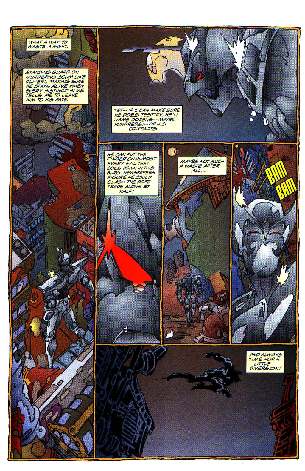 Read online Images of ShadowHawk comic -  Issue #1 - 9