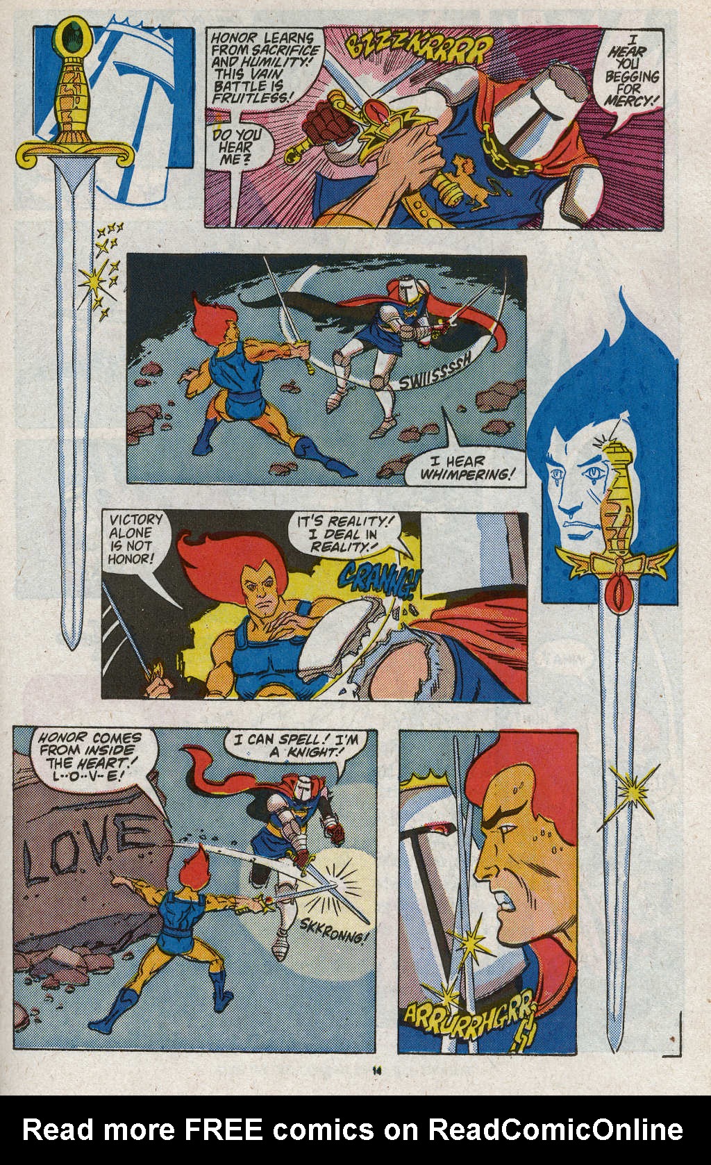 Read online ThunderCats (1985) comic -  Issue #20 - 22
